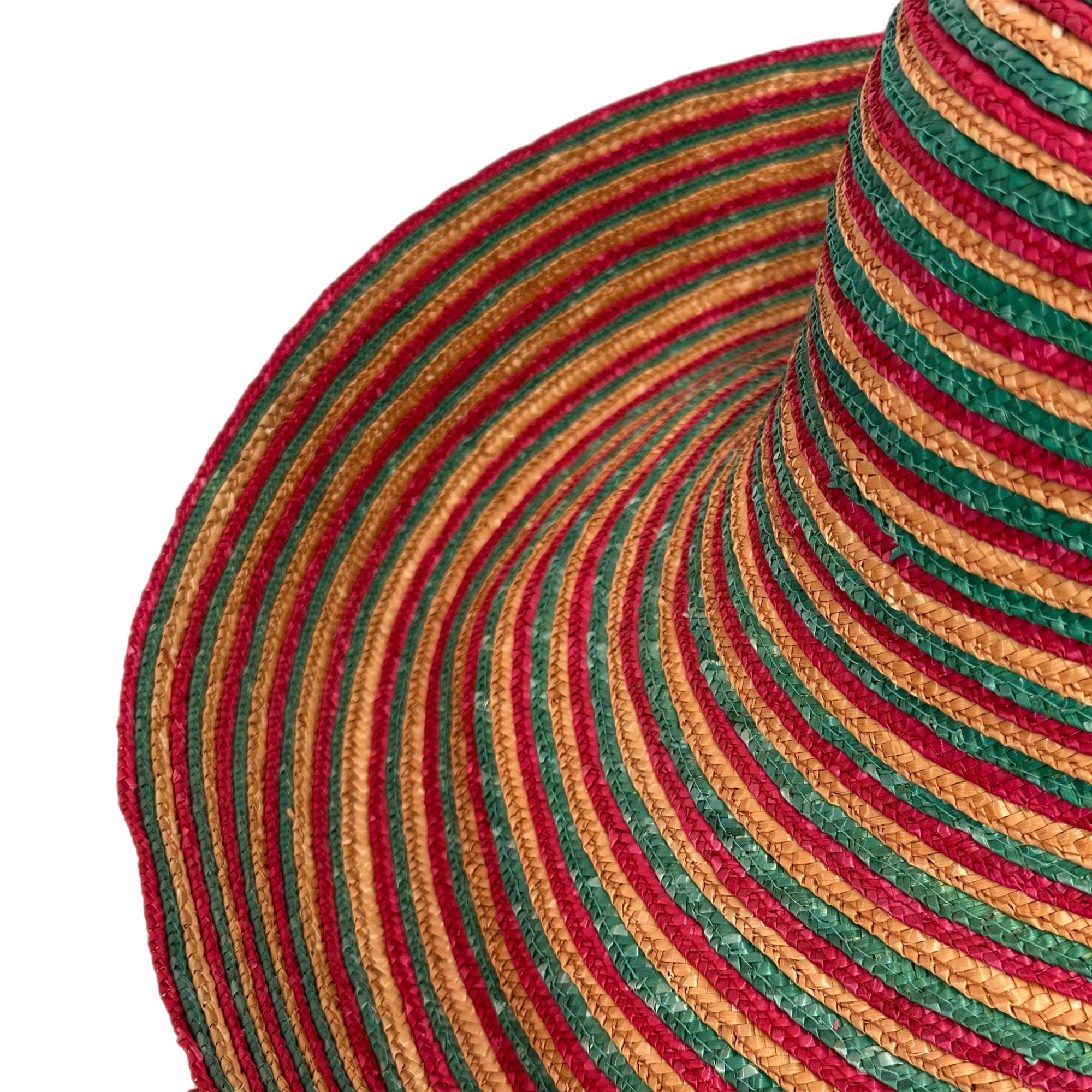 Milano Straw Braid Straw Capeline Hat Bodies Multicolor for Millinery