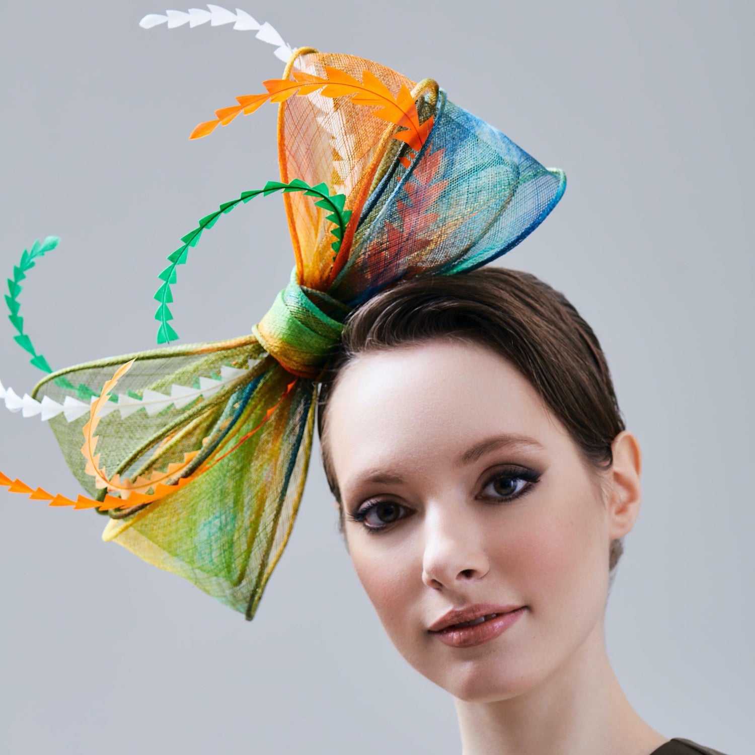 Multicolor Fascinator Headband Wedding Tea Party Cocktail Hat