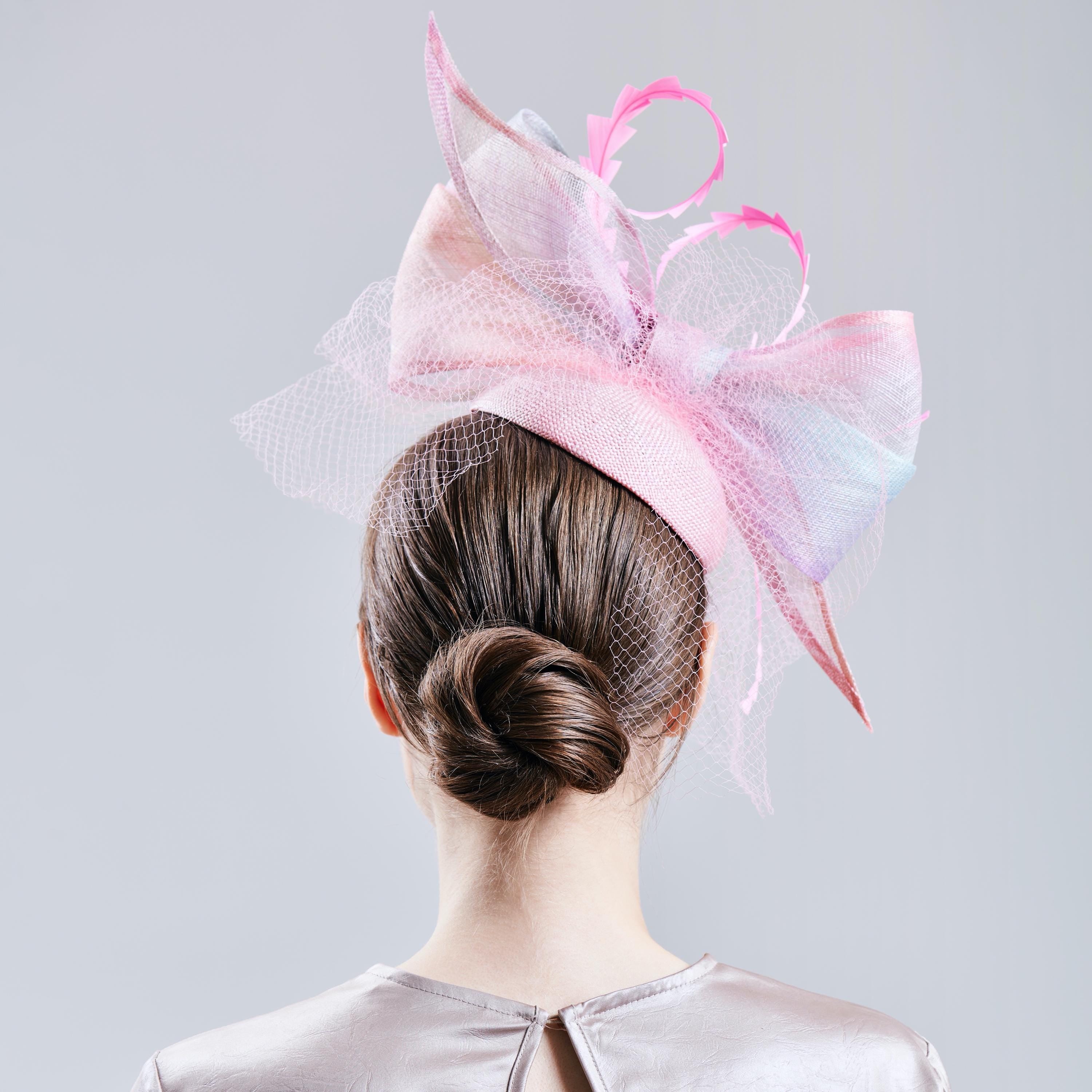 Multicolored Fascinator Hat Derby Wedding Tea Party Headwear