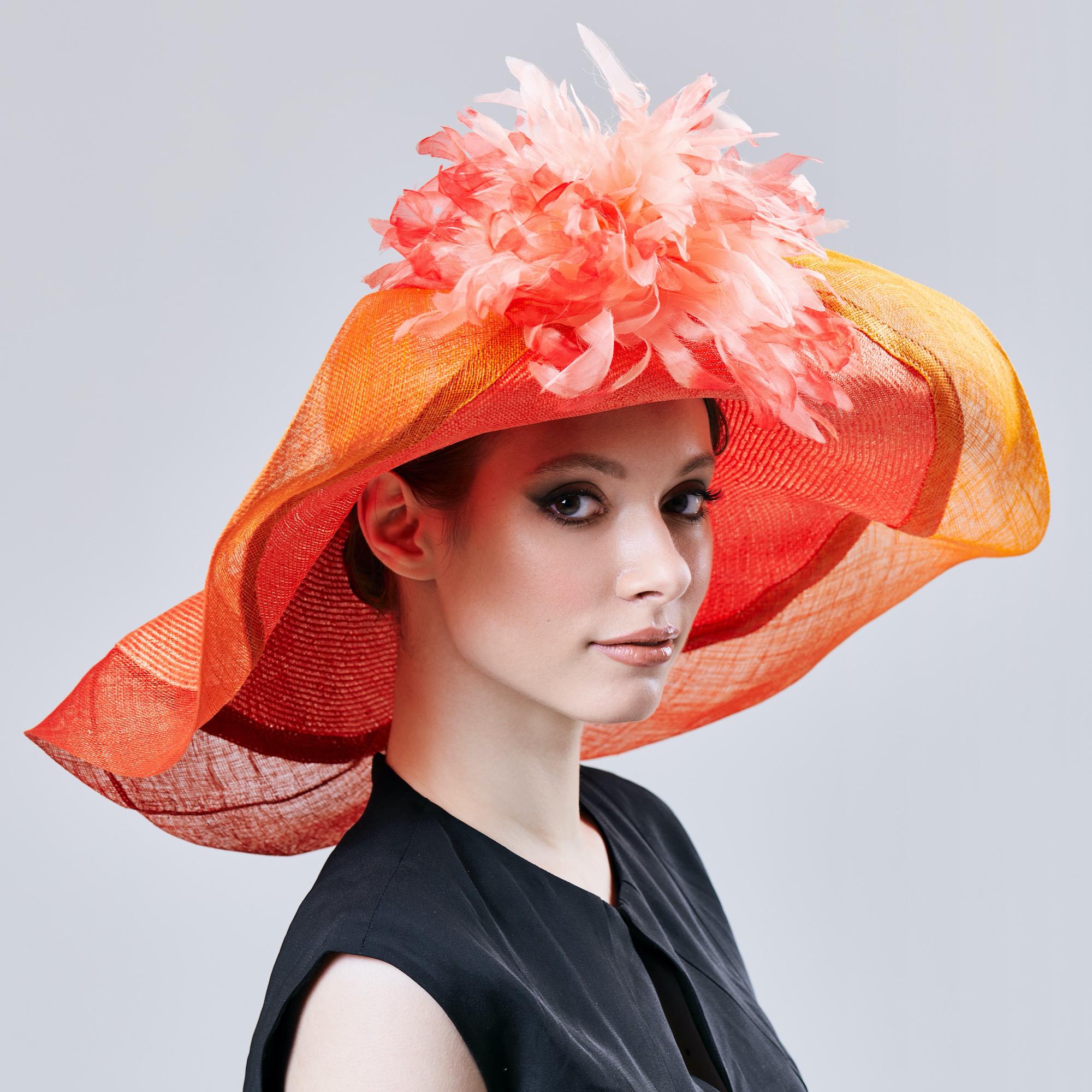 Attractive Kentucky Derby Hat Wide-Brim Headwear