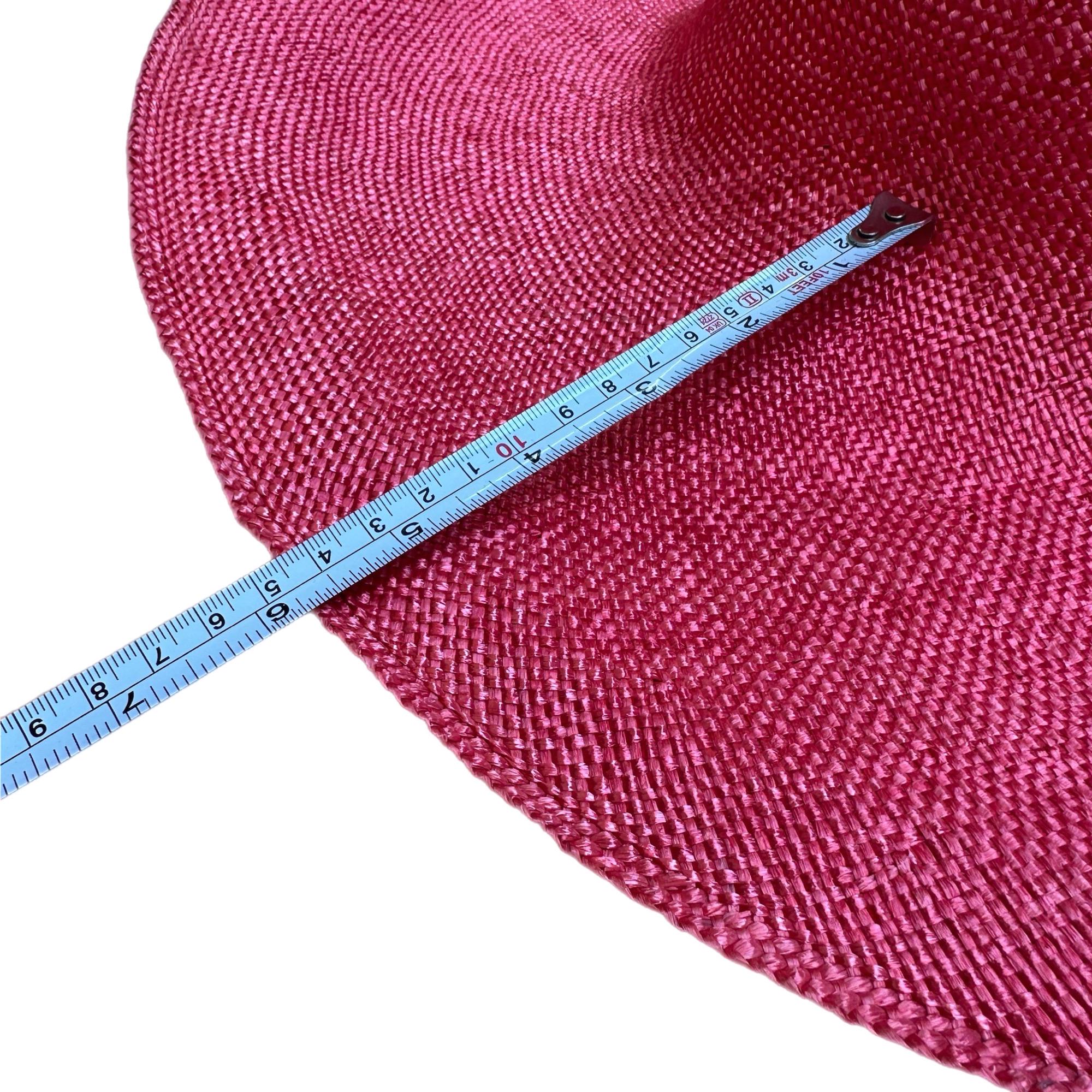 13" Visca Straw Capeline Hat Bodies for Millinery and Hat Making