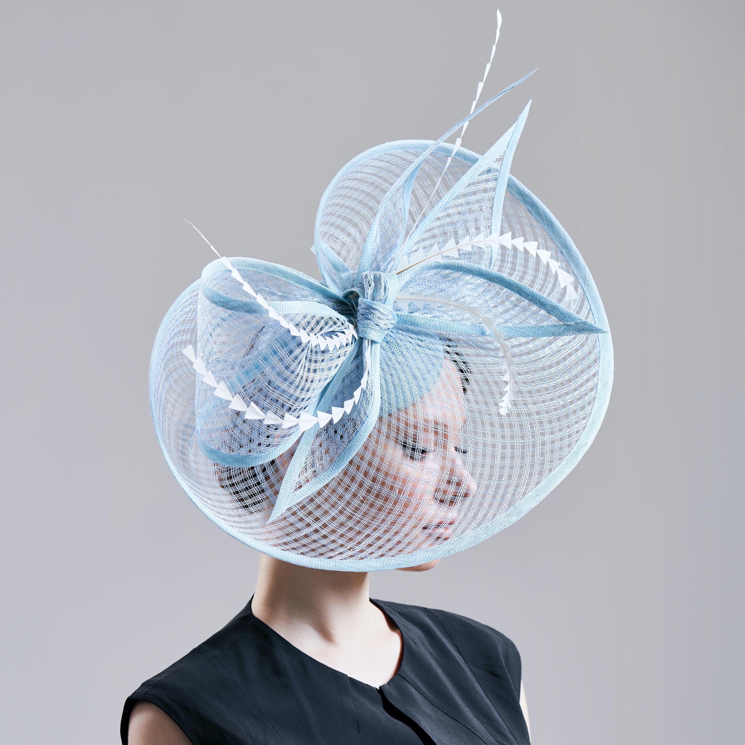 Handmade Fascinator Derby Hat Elegant Women Derby Tea Party Headwear
