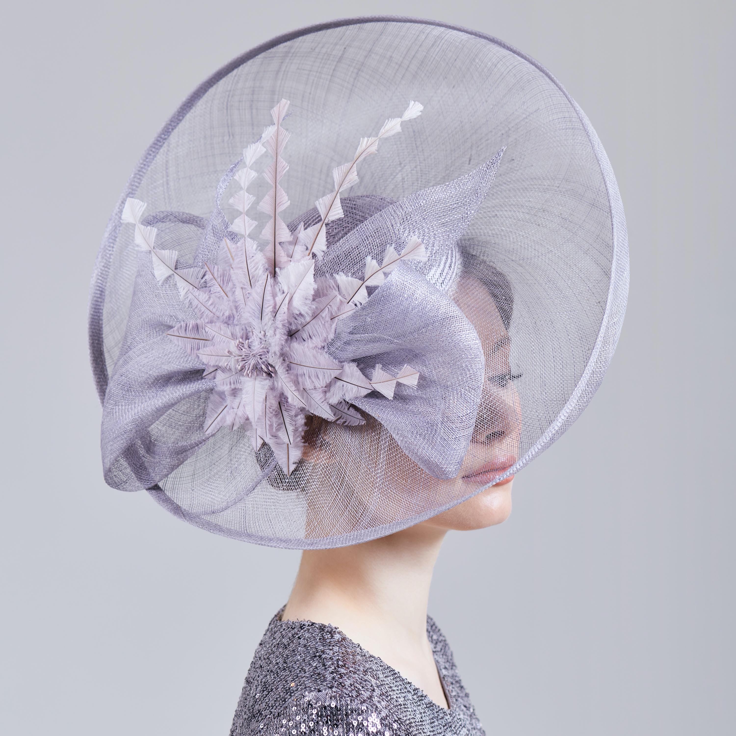 Sophisticated Fascinator Kentucky Derby Hat for Women with Creative Trim