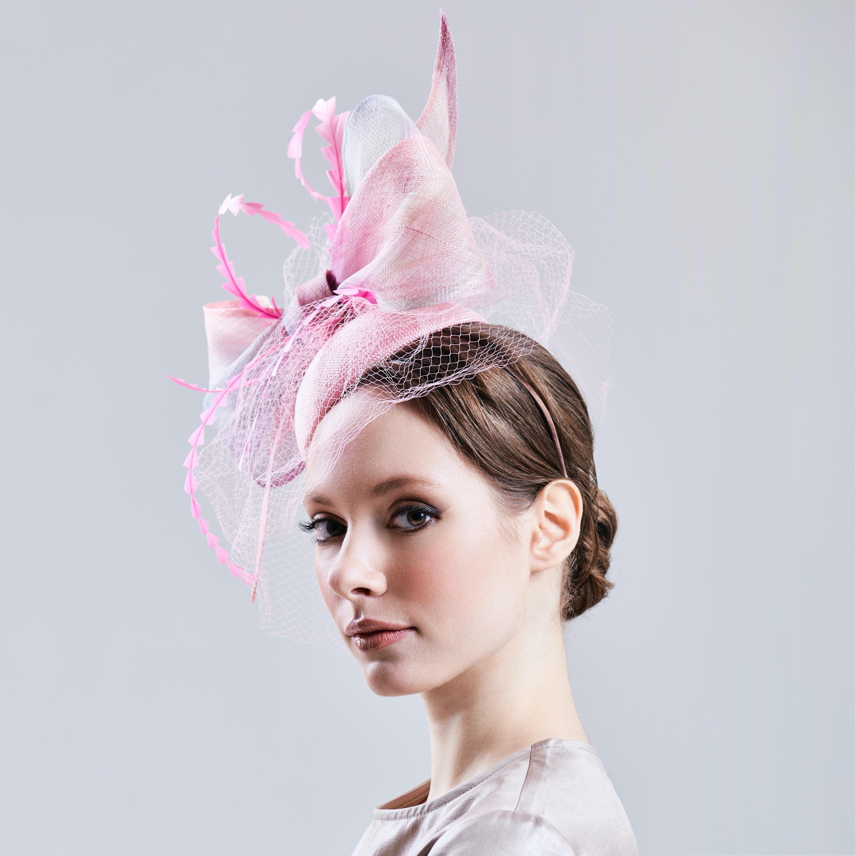 Multicolored Fascinator Hat Derby Wedding Tea Party Headwear