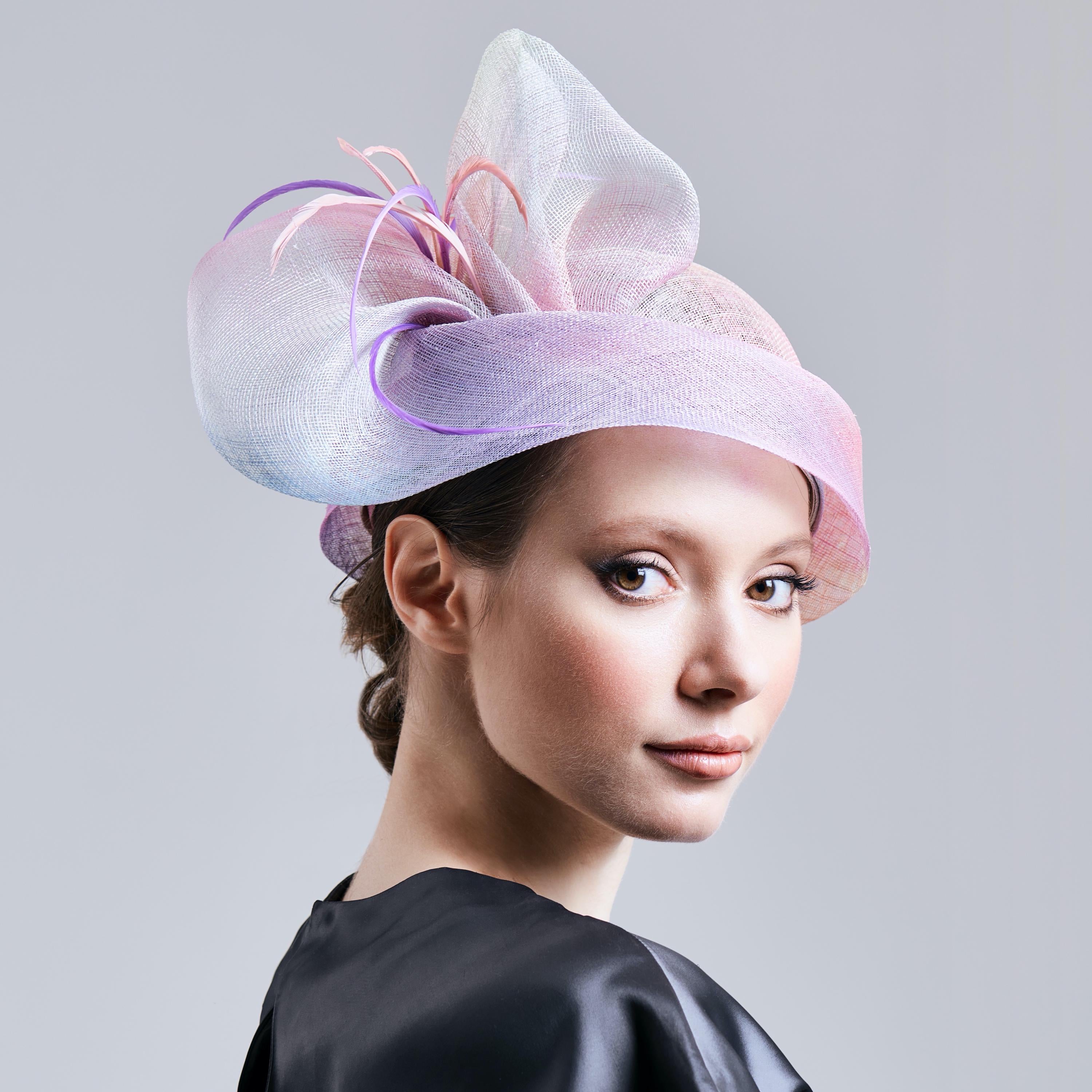 Creative Multicolored Derby Cloche Hat Perfect Ladies Headwear