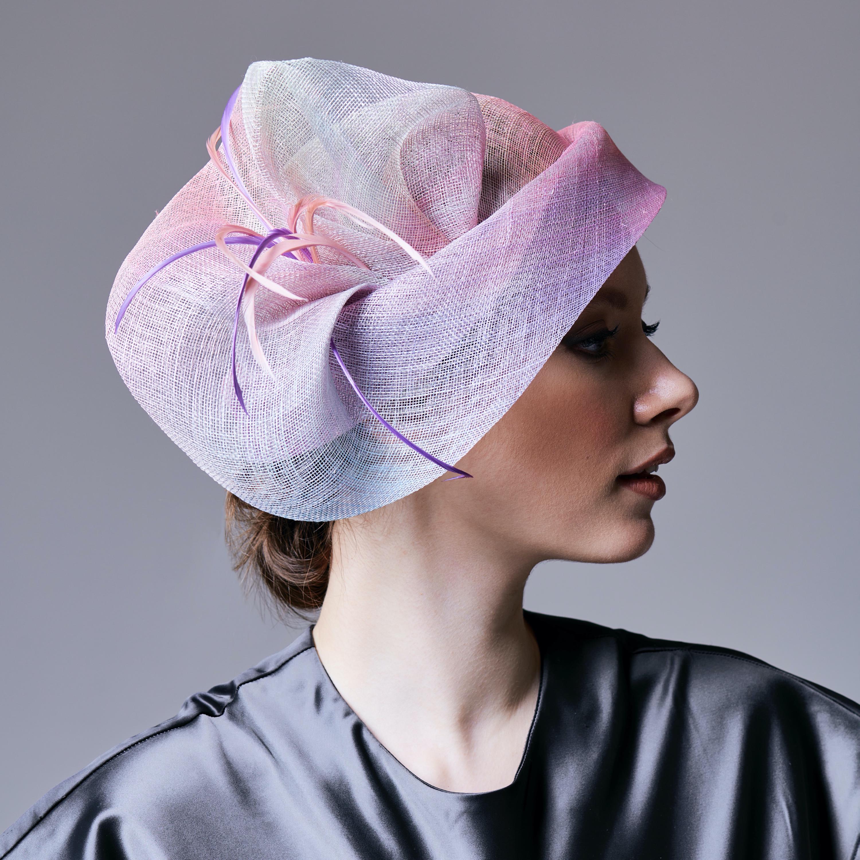 Creative Multicolored Derby Cloche Hat Perfect Ladies Headwear