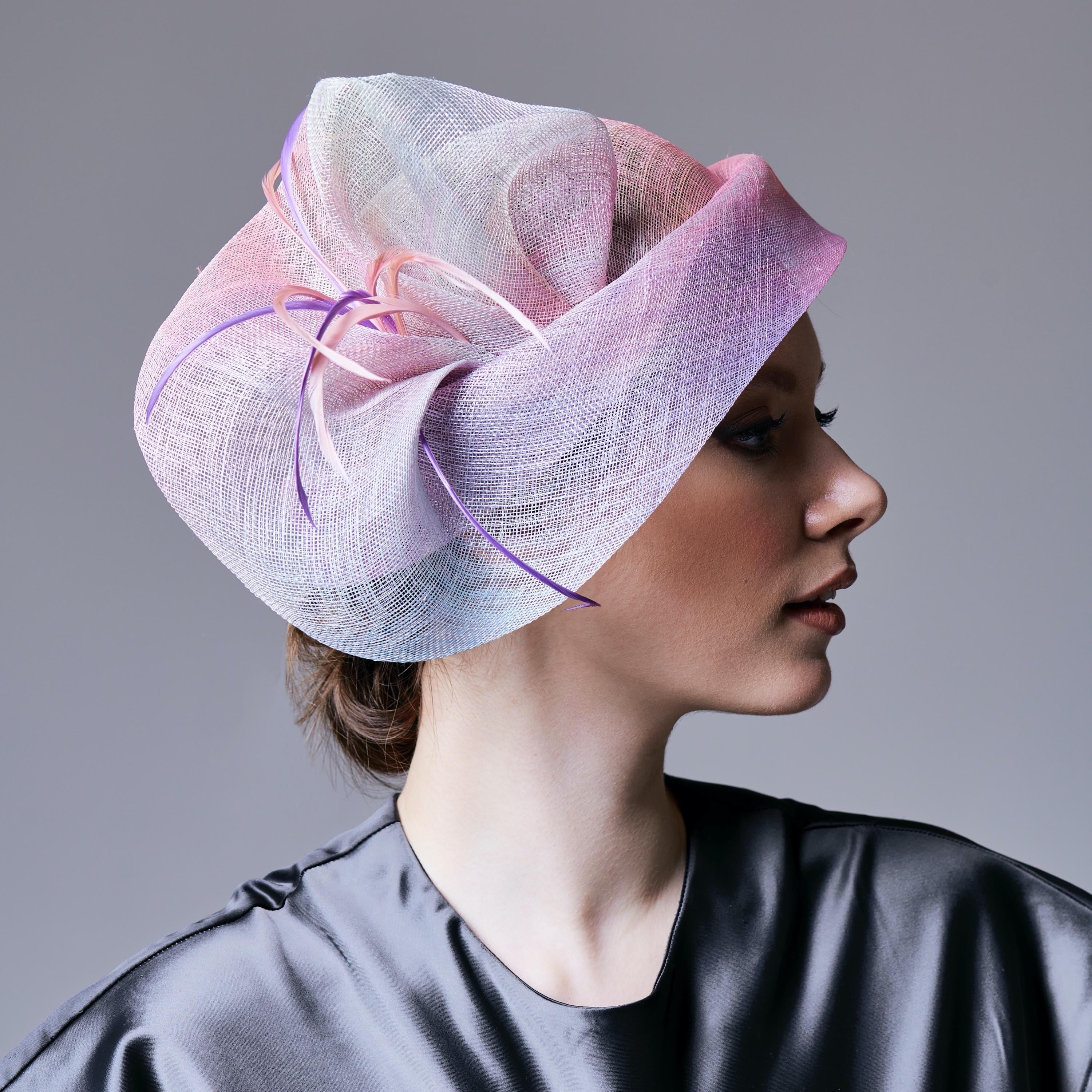 Creative Multicolored Derby Cloche Hat Perfect Ladies Headwear