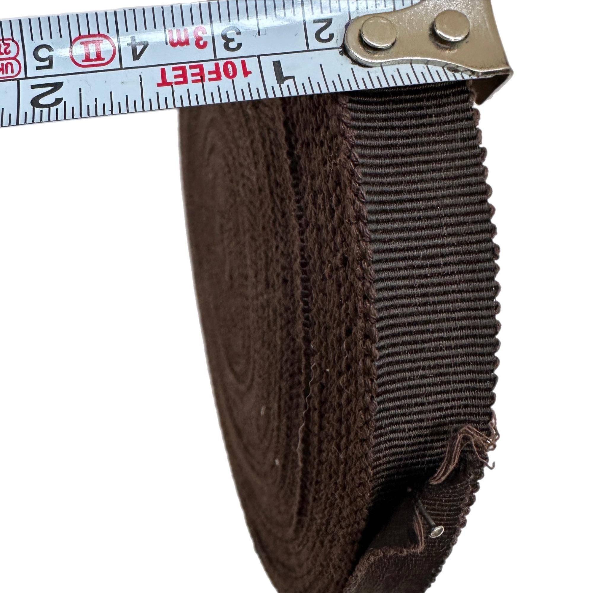 5/8 inch (16 mm) 1 roll of Black Grosgrain Ribbon for Hat Making and Millinery 54 yards (50 m)