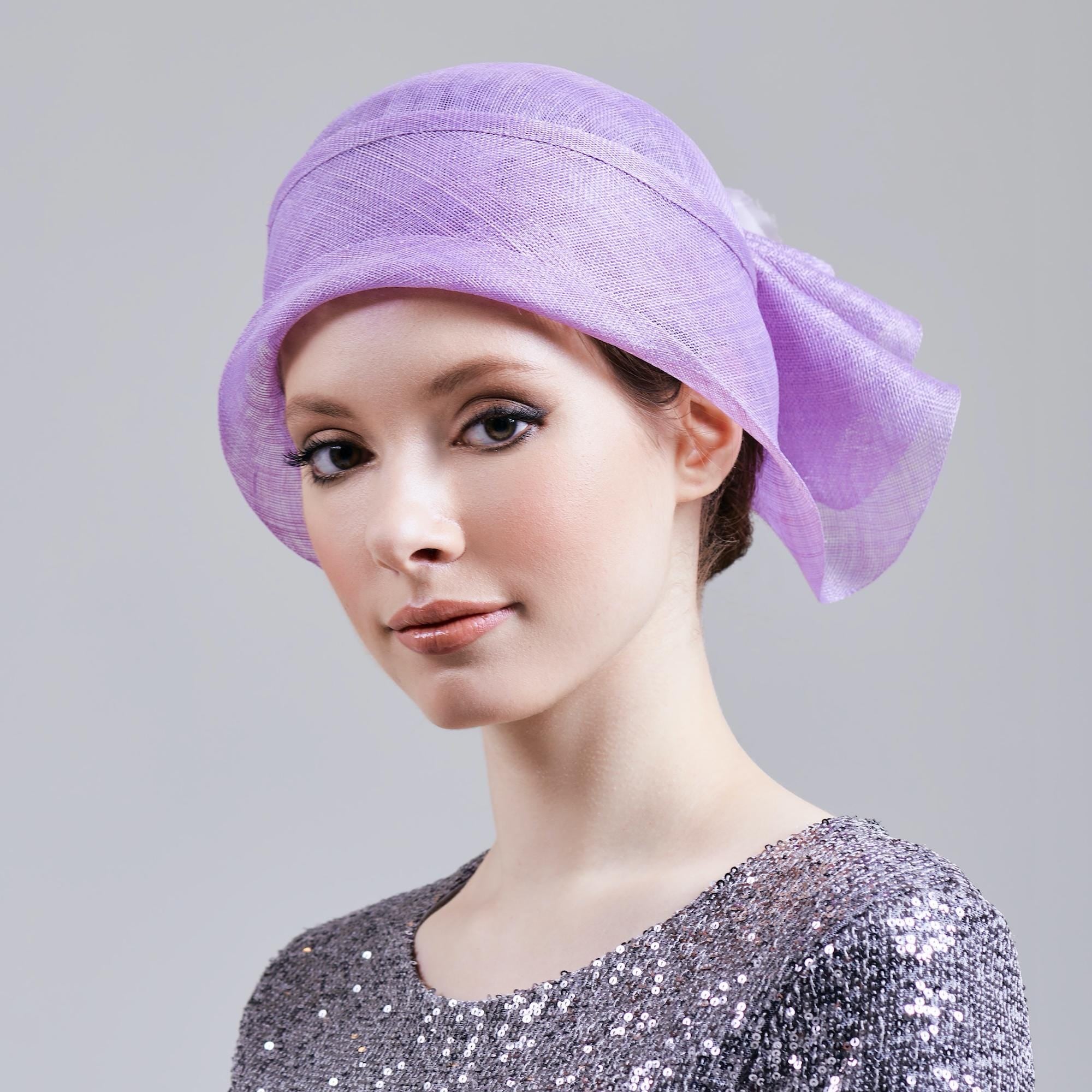 Fascinating Hat with Rose Kentucky Derby Wedding Headwear