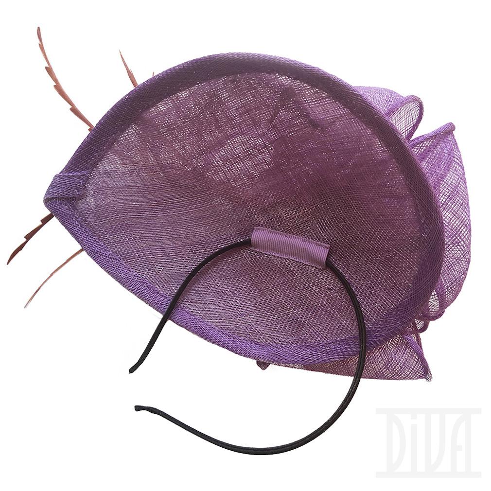 Handmade Sinamay Fascinator Hat: Elegant Derby Headwear