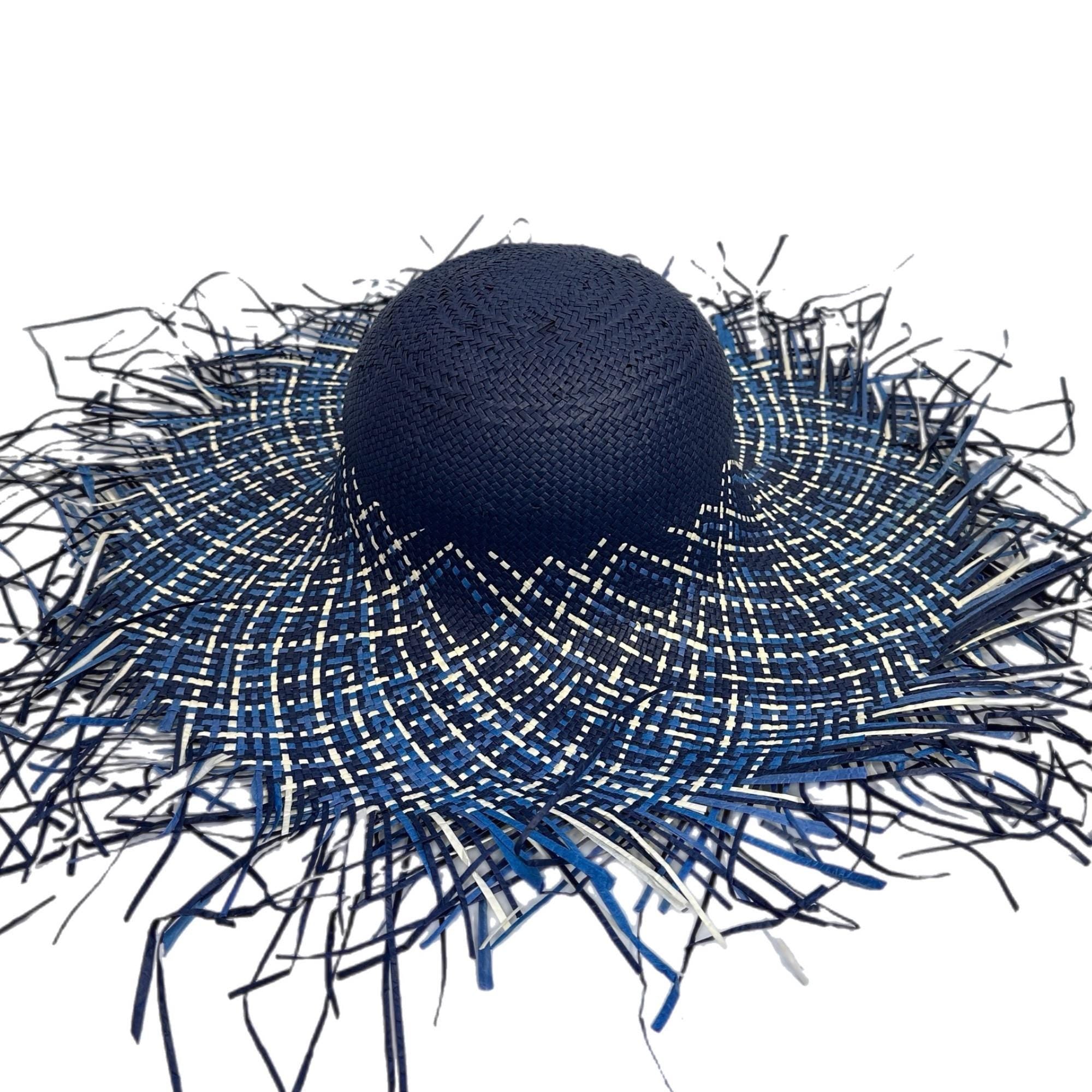 Panama Paper Capeline Hat Bodies Fringe for Millinery