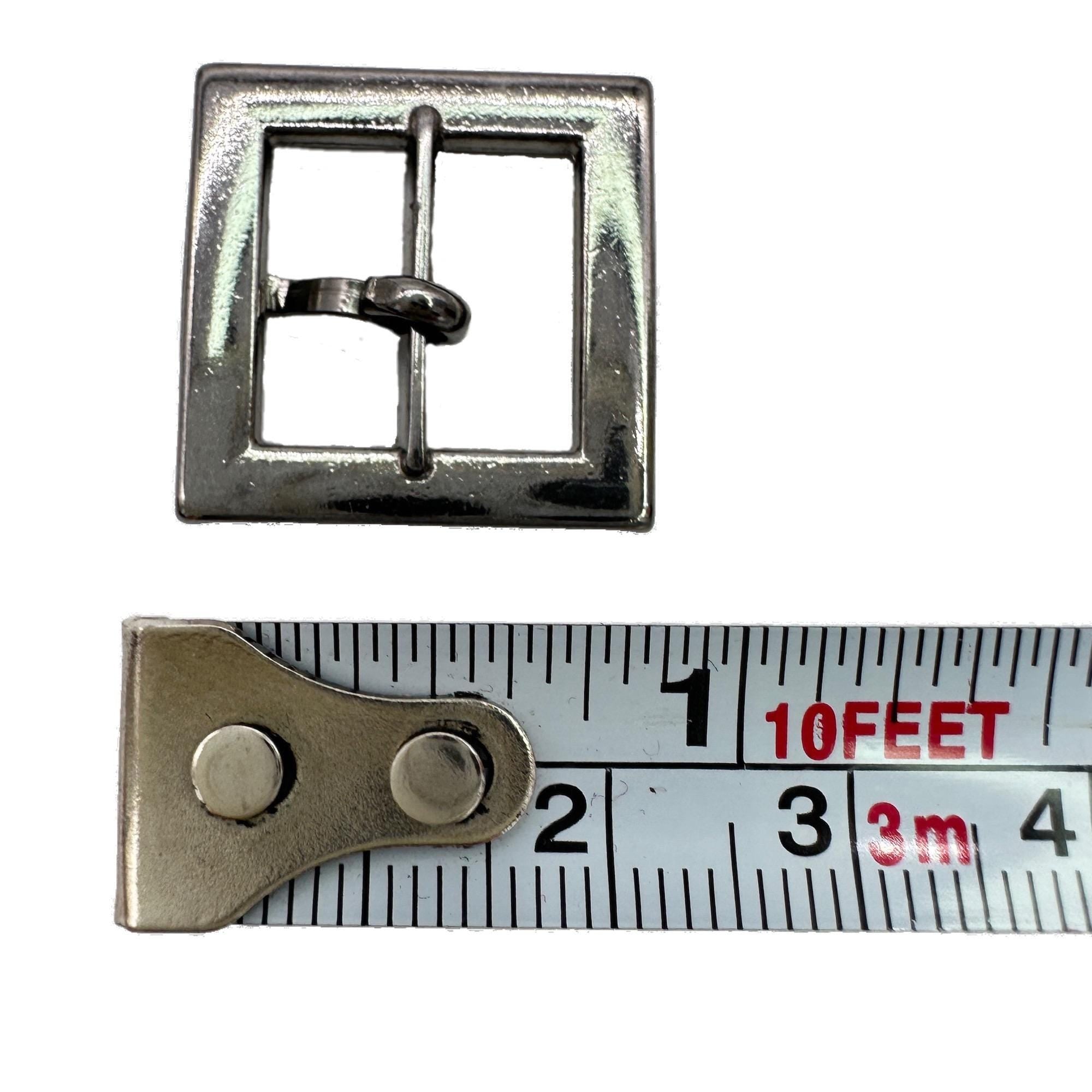 2x2 cm Square Buckles for Hat Straps Decorative and Functional
