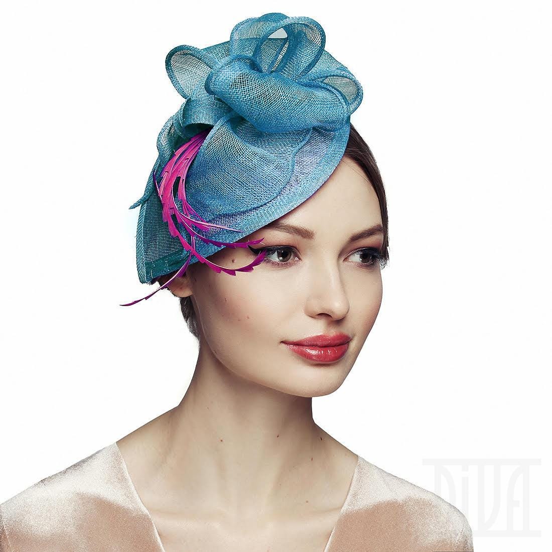 Handmade Sinamay Fascinator Hat: Elegant Derby Headwear