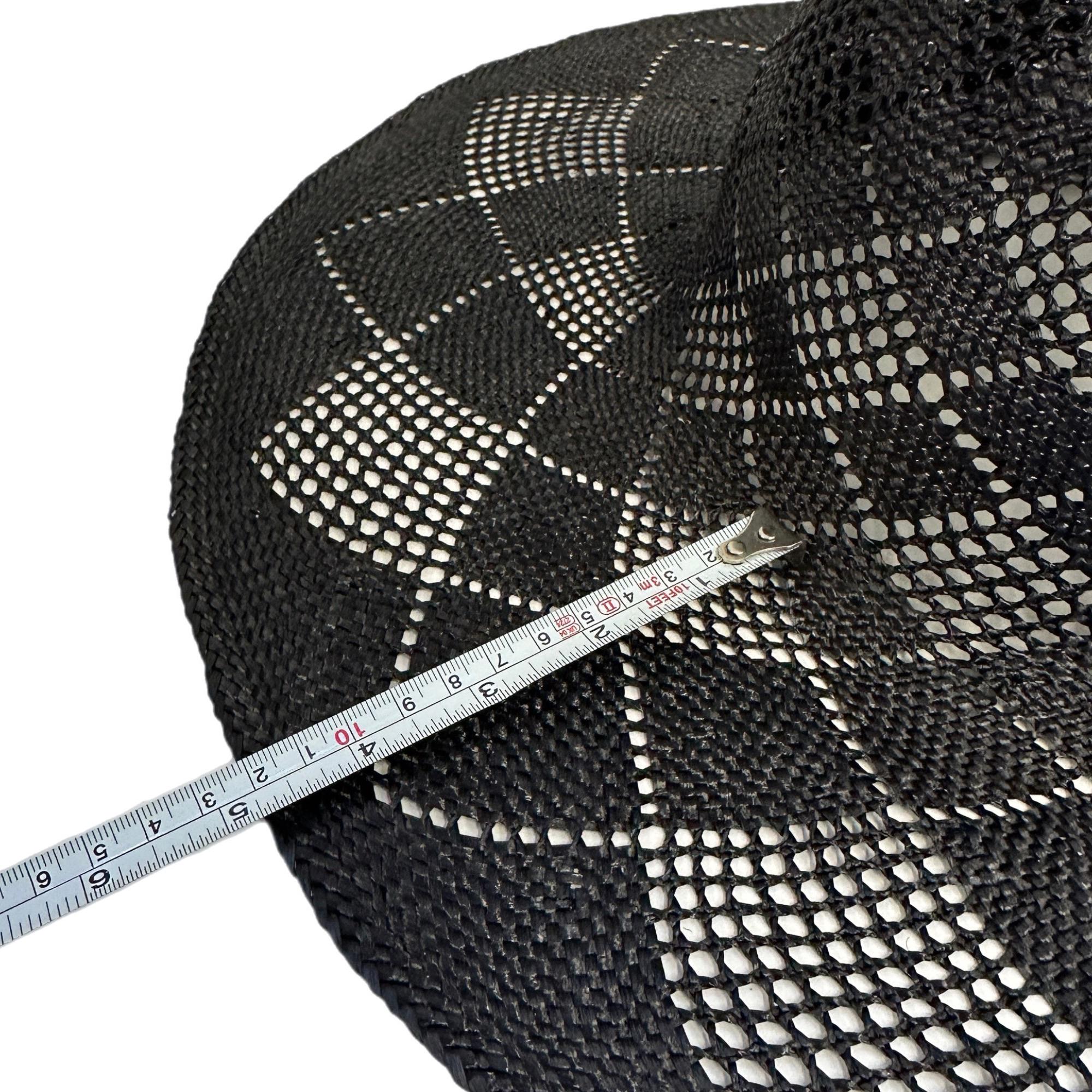 11" Visca Straw Capeline Hat Bodies Openwork for Millinery and Hat Making