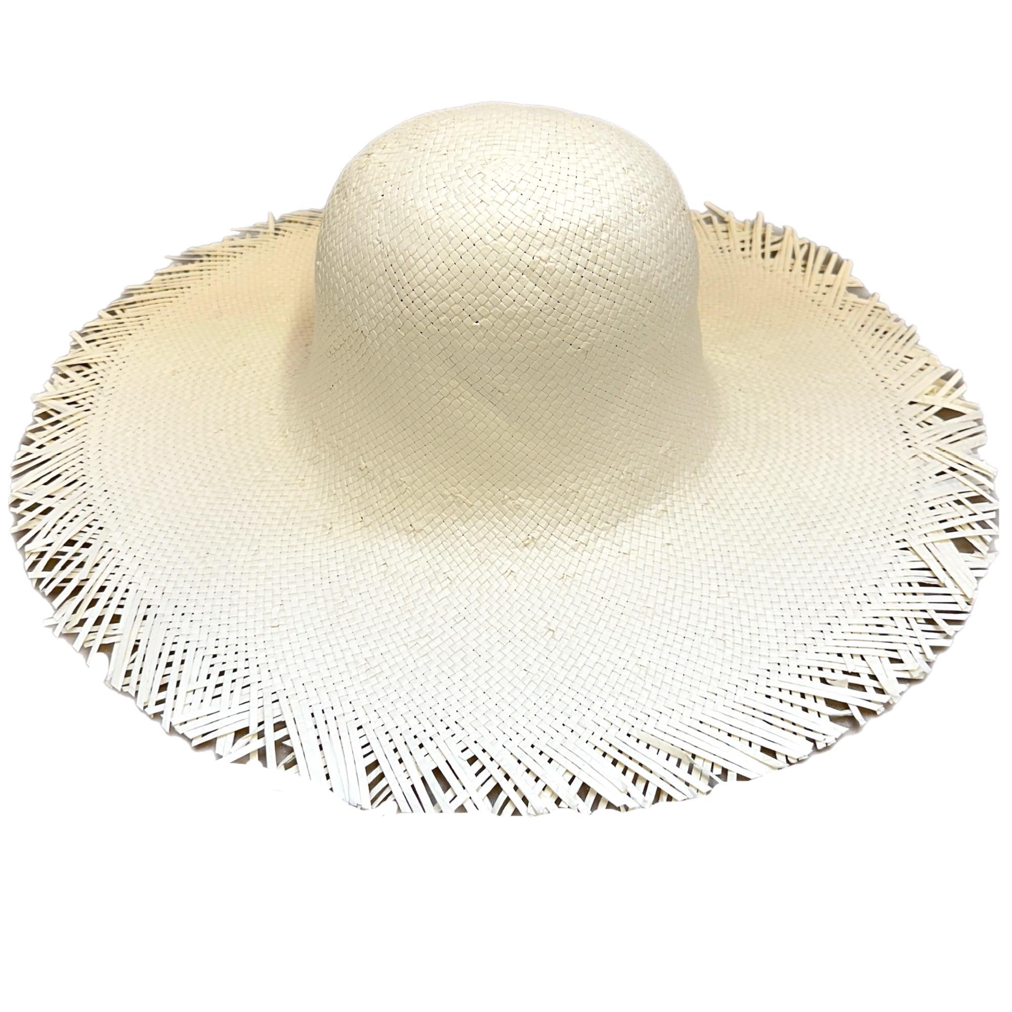 11" Panama Paper Straw Capeline Hat Bodies for Millinery and Hat Making