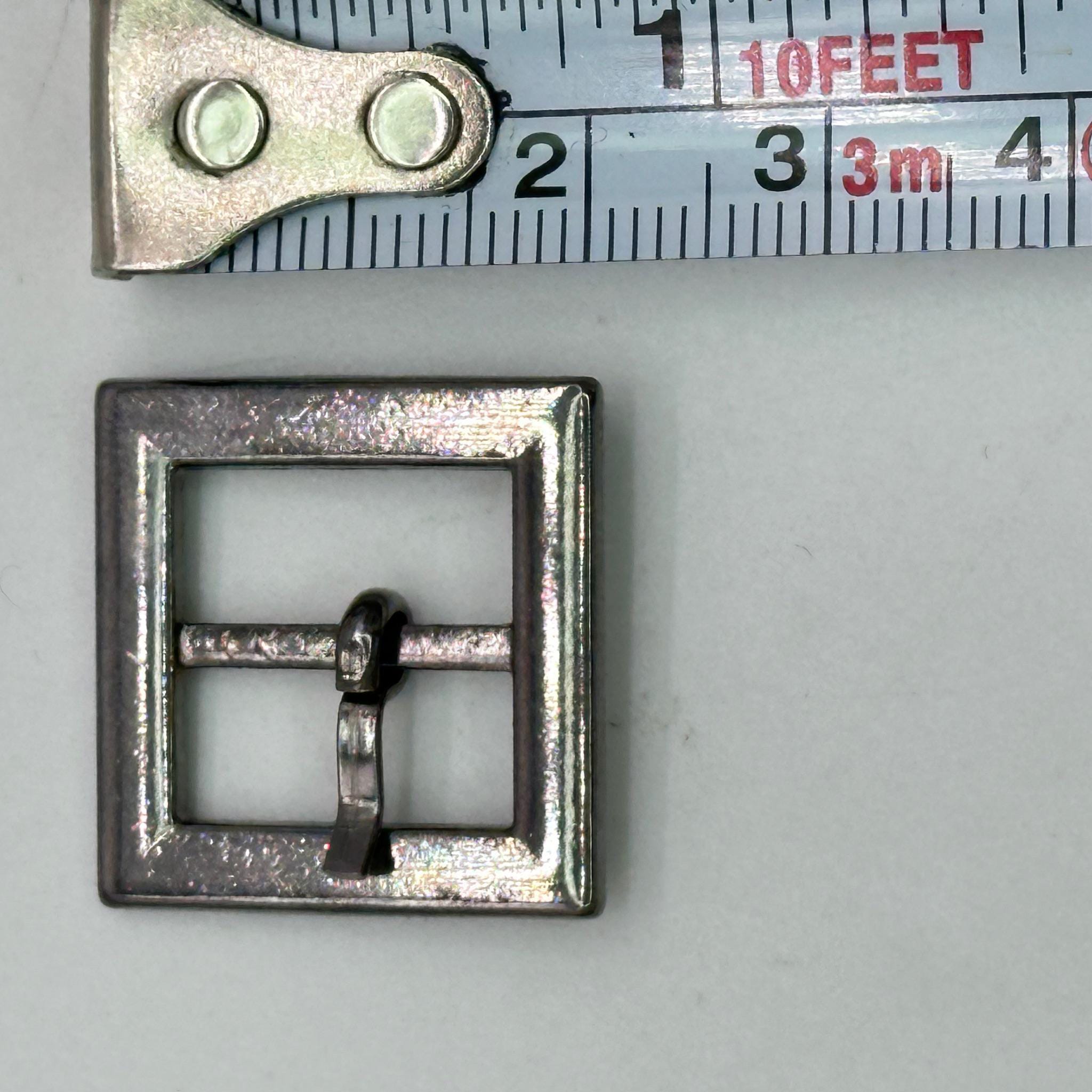 2x2 cm Square Buckles for Hat Straps Decorative and Functional