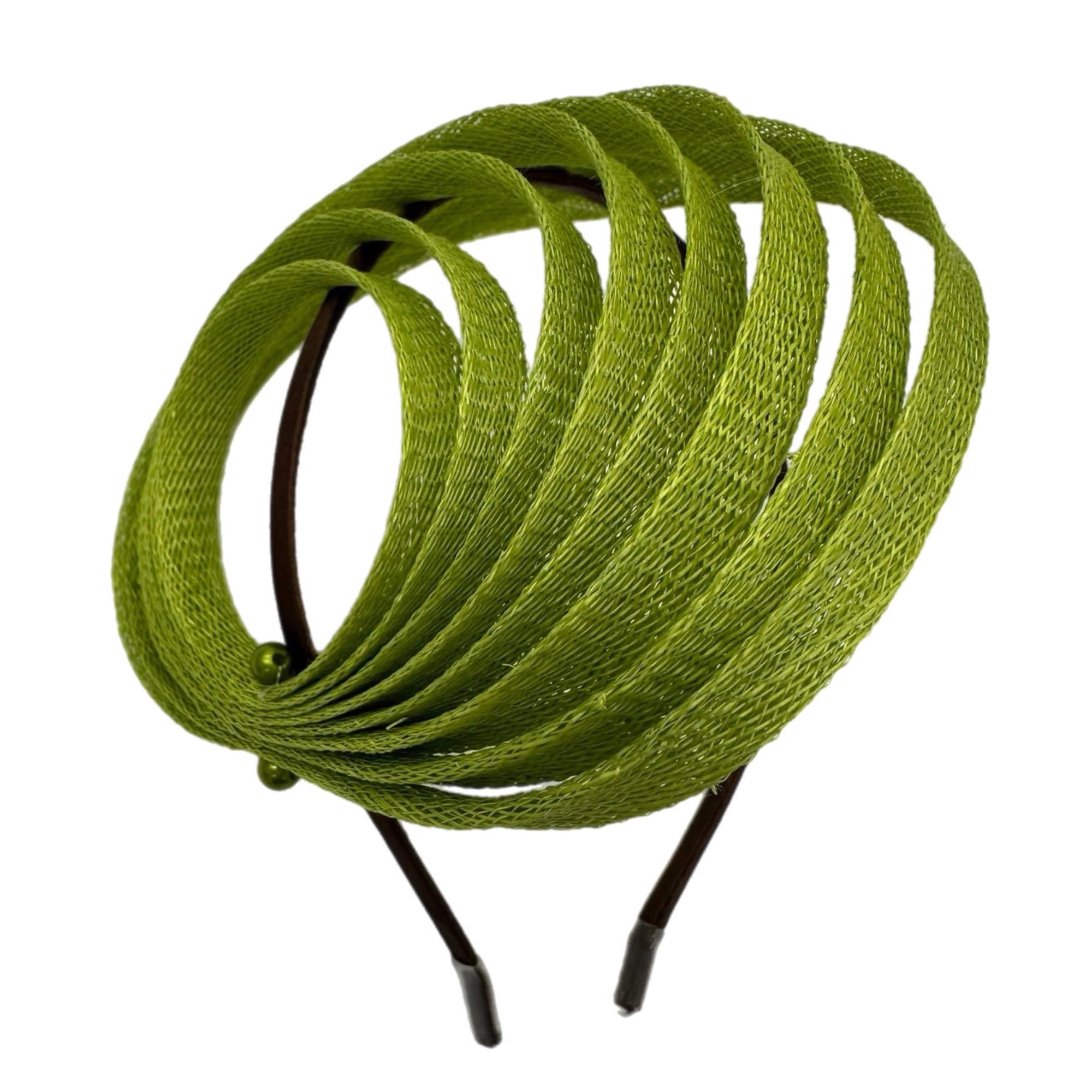 Green Fascinator Hats Wedding Tea Party Church Headwear