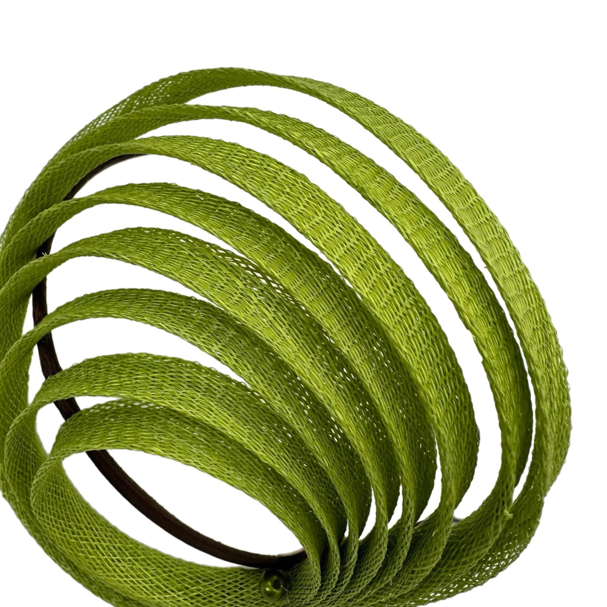 Green Fascinator Hats Wedding Tea Party Church Headwear