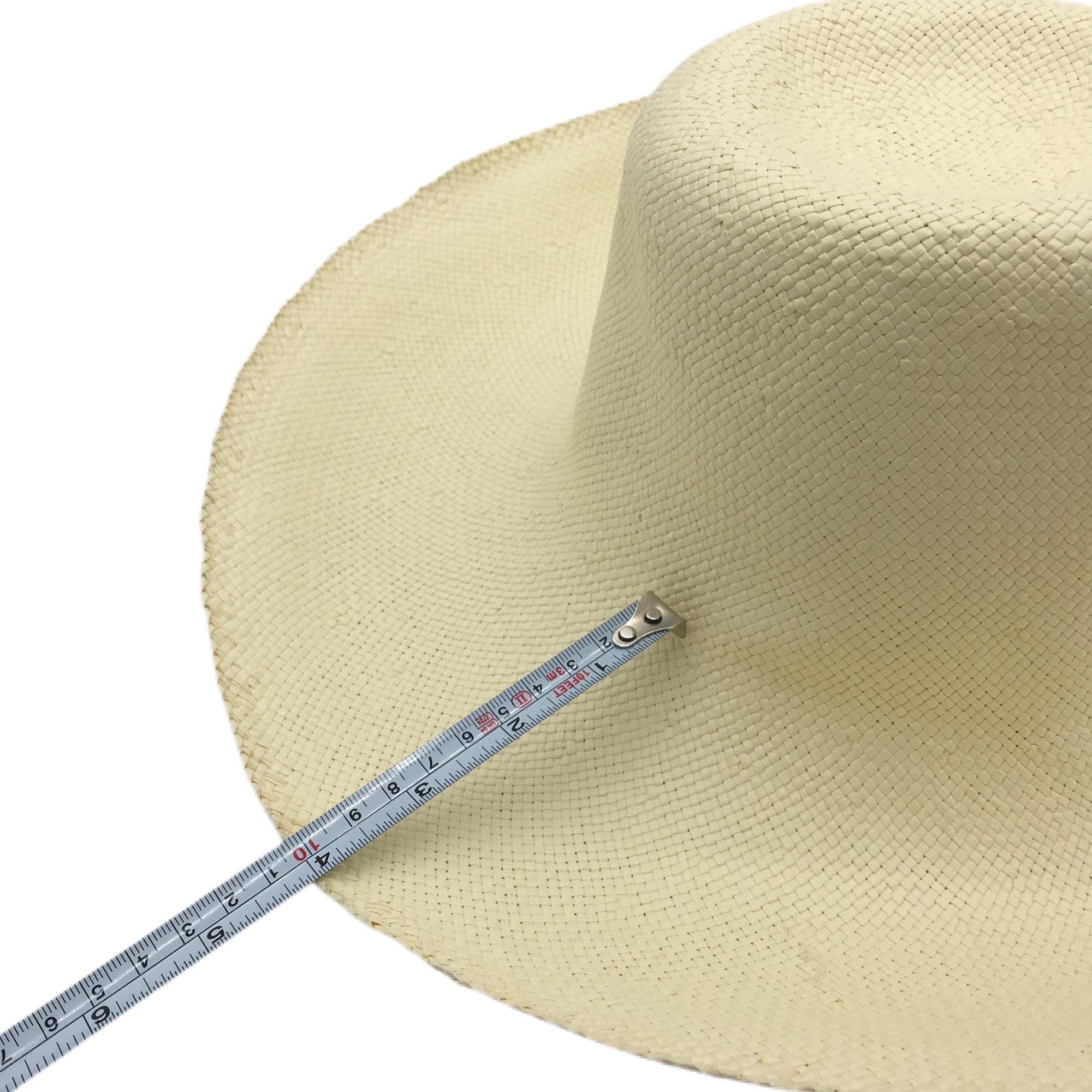 11" Panama Paper Straw Capeline Hat Bodies for Millinery and Hat Making