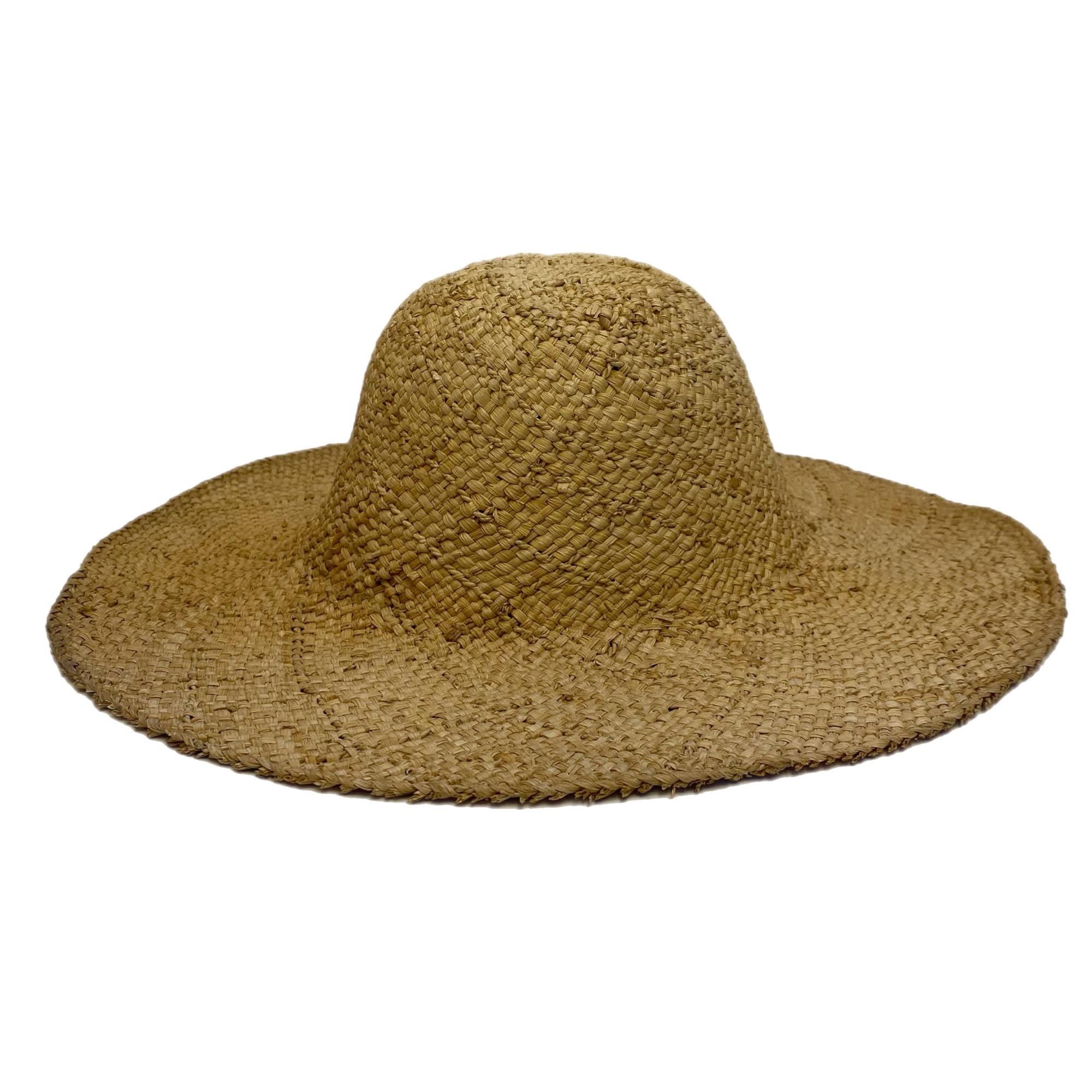 Vintage Straw Capeline Hat Bodies Windowpane for Millinery and Hat Making