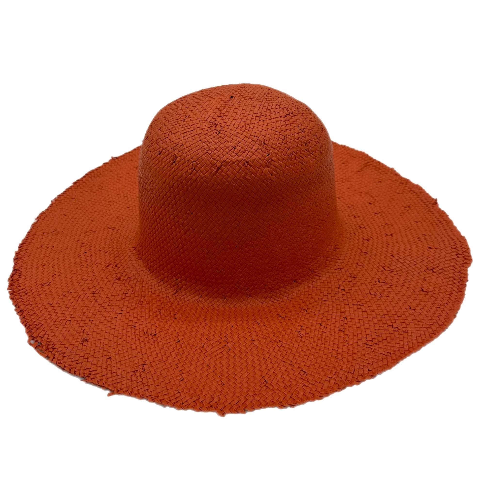 11" Panama Paper Straw Capeline Hat Bodies for Millinery and Hat Making