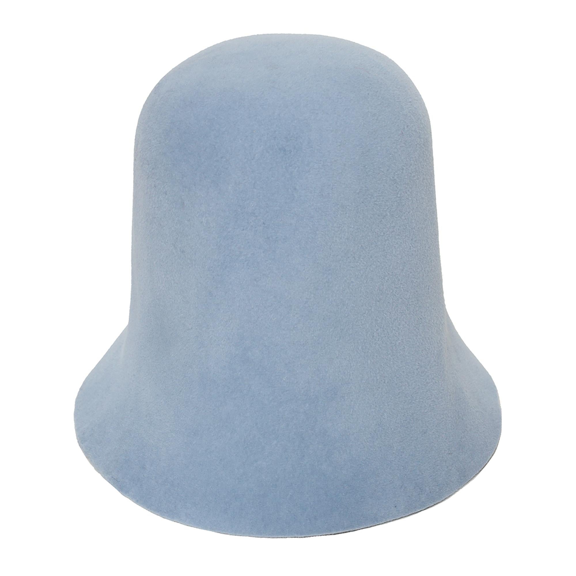 Rabbit Fur Felt Hat Bodies Velour for Millinery Black