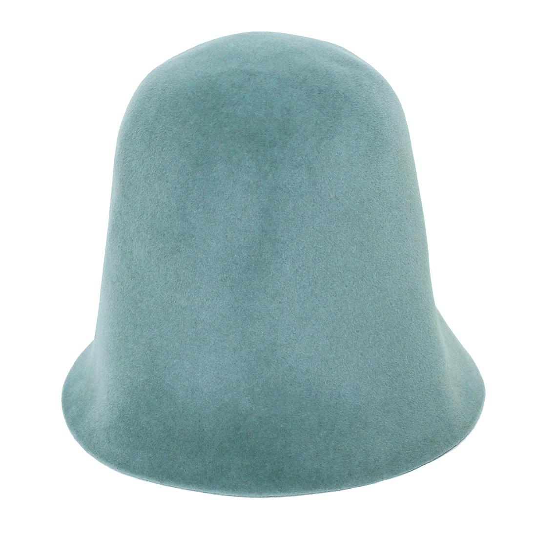 Rabbit Fur Felt Hat Bodies Velour for Millinery Black