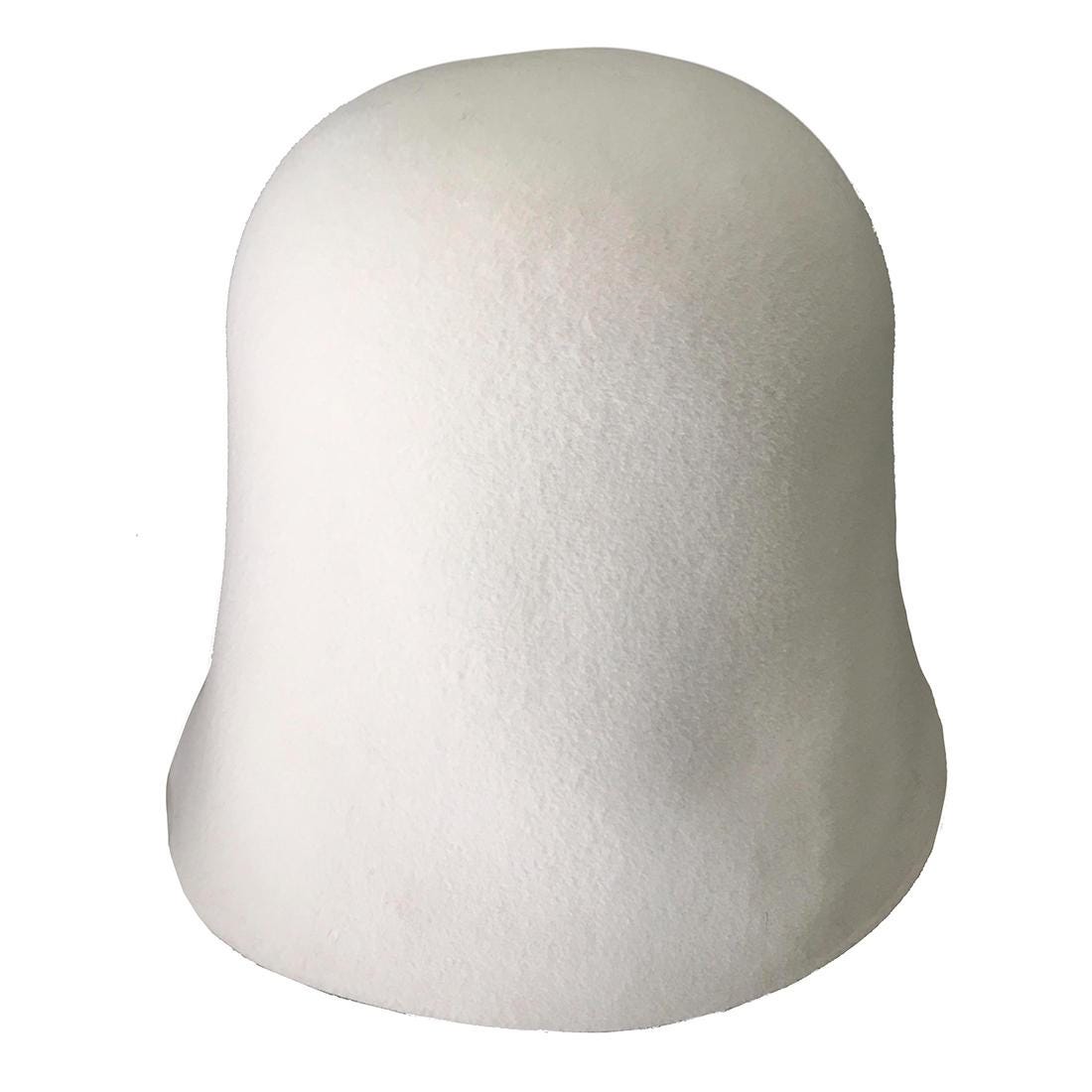Rabbit Fur Felt Hat Bodies Velour for Millinery Black