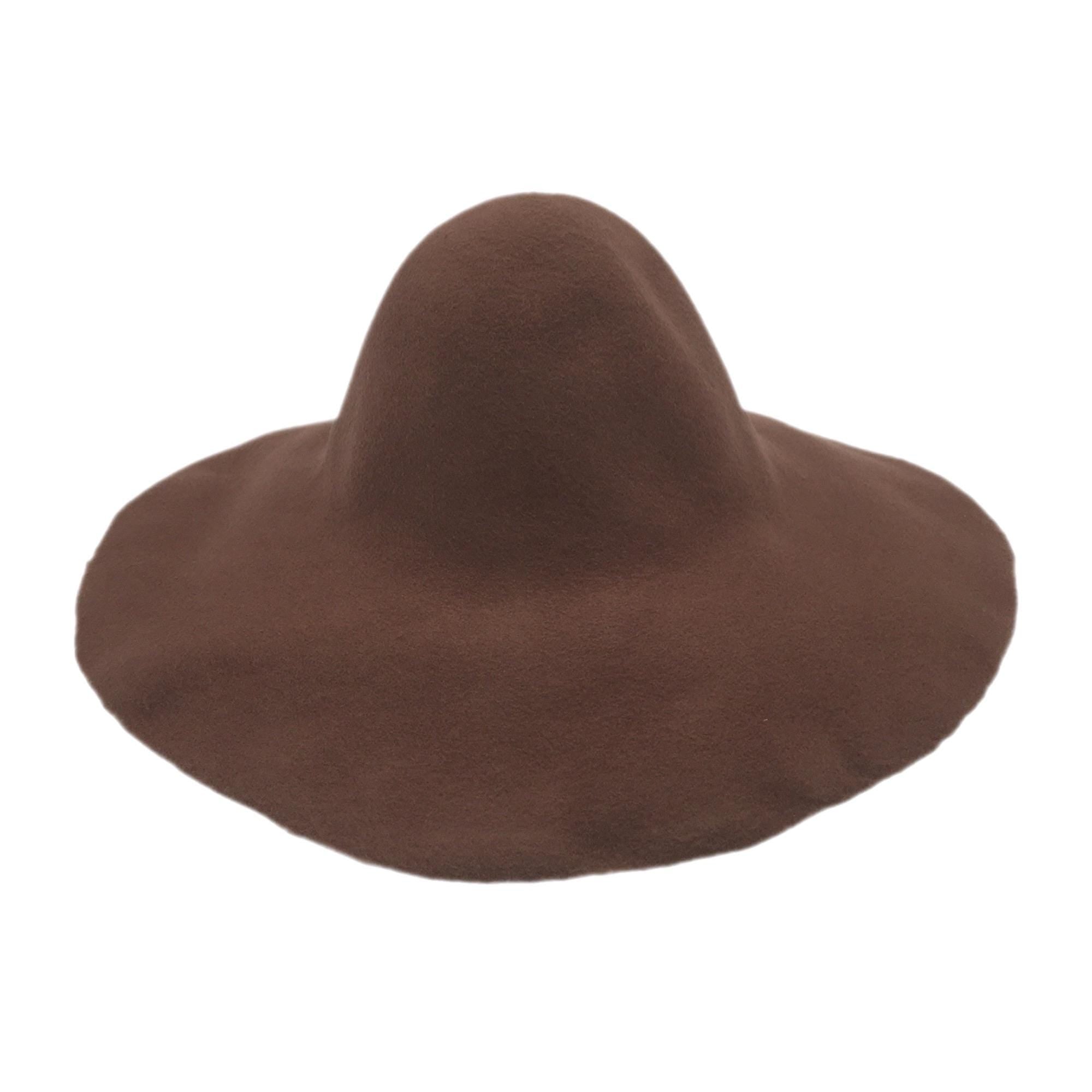 Set of 12 Heavy-Weight Wool Felt Capeline Hat Bodies Wholesale