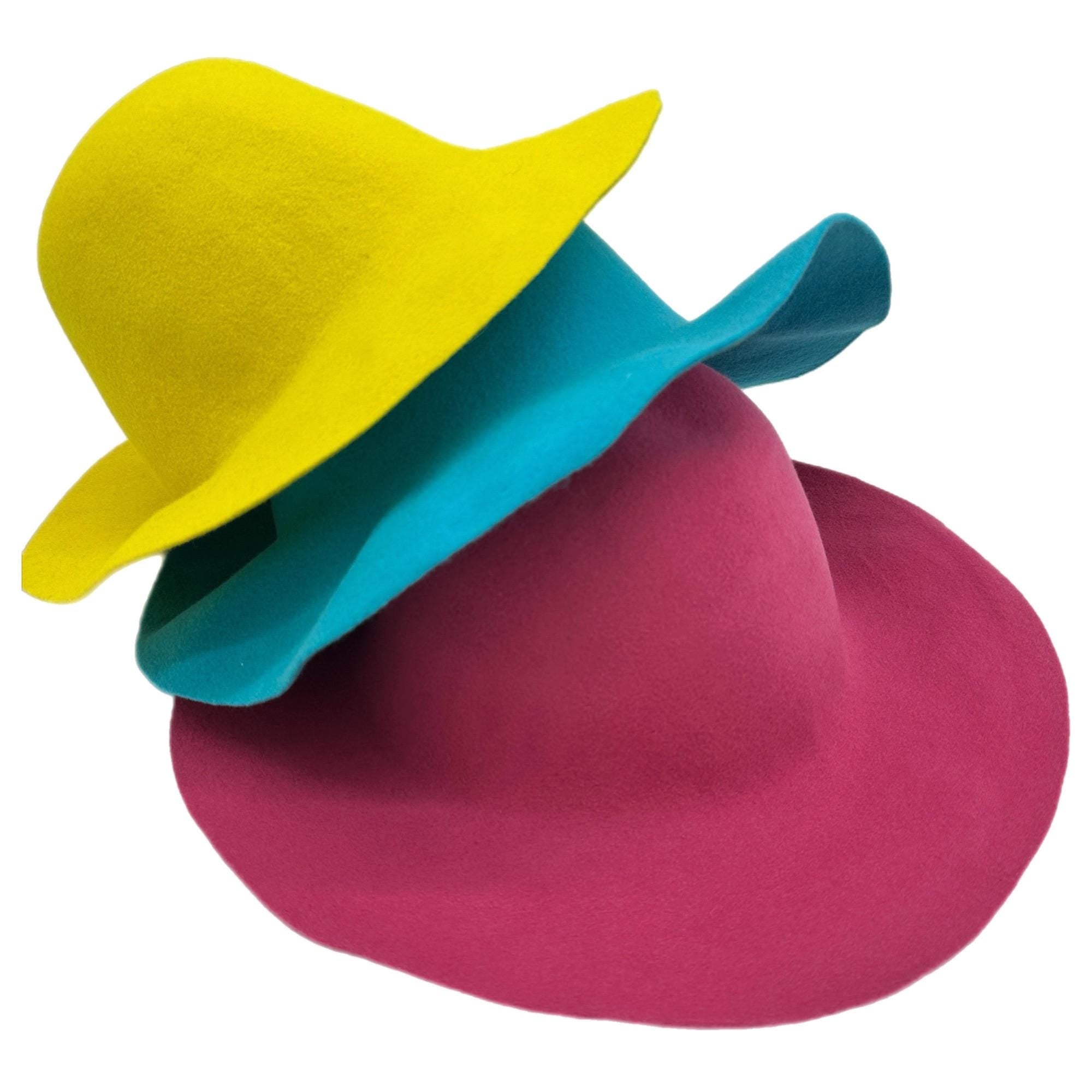 Lightweight Wool Felt Capeline Hat Body for Millinery