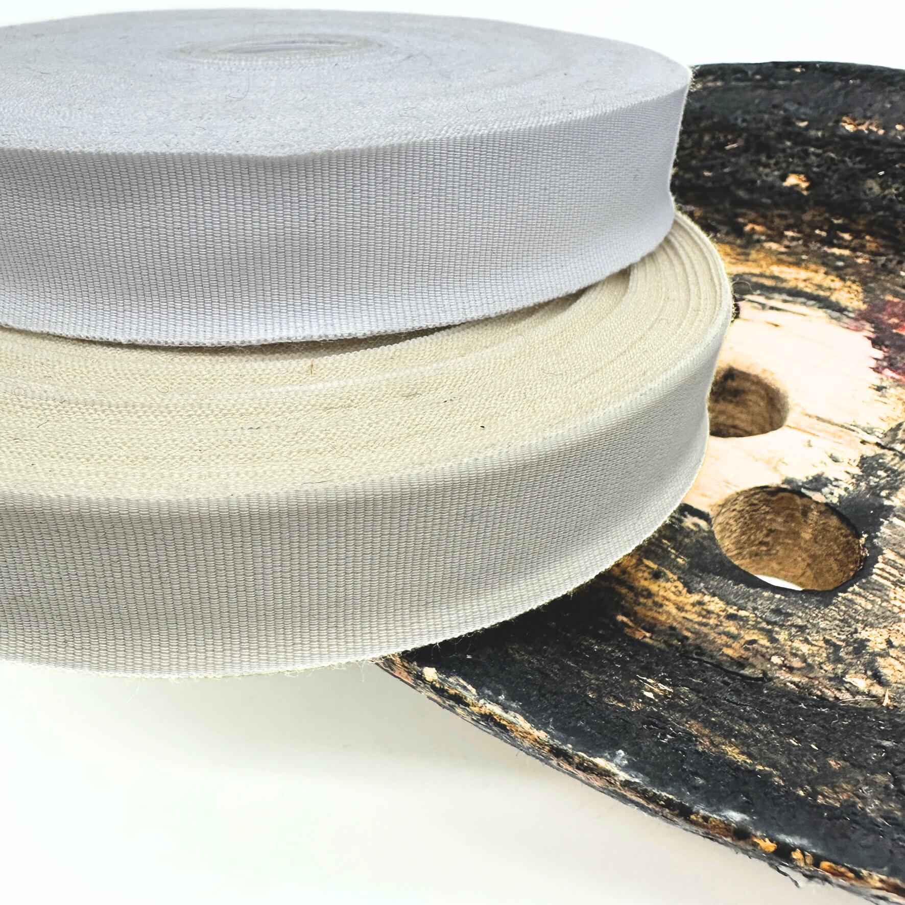 1 inch White Grosgrain Ribbon for Hat Making and Millinery - 1yard (0,914 m)