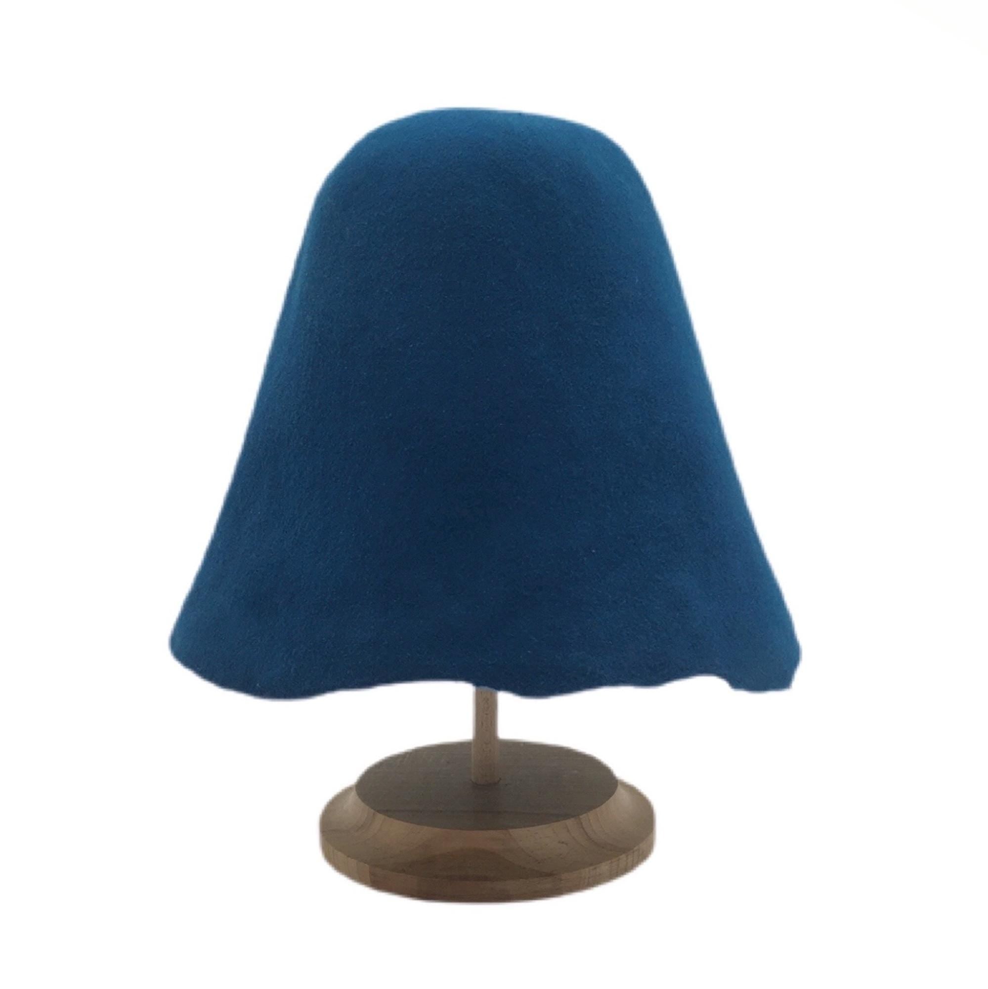 Felt Cones Wool Hat Blue