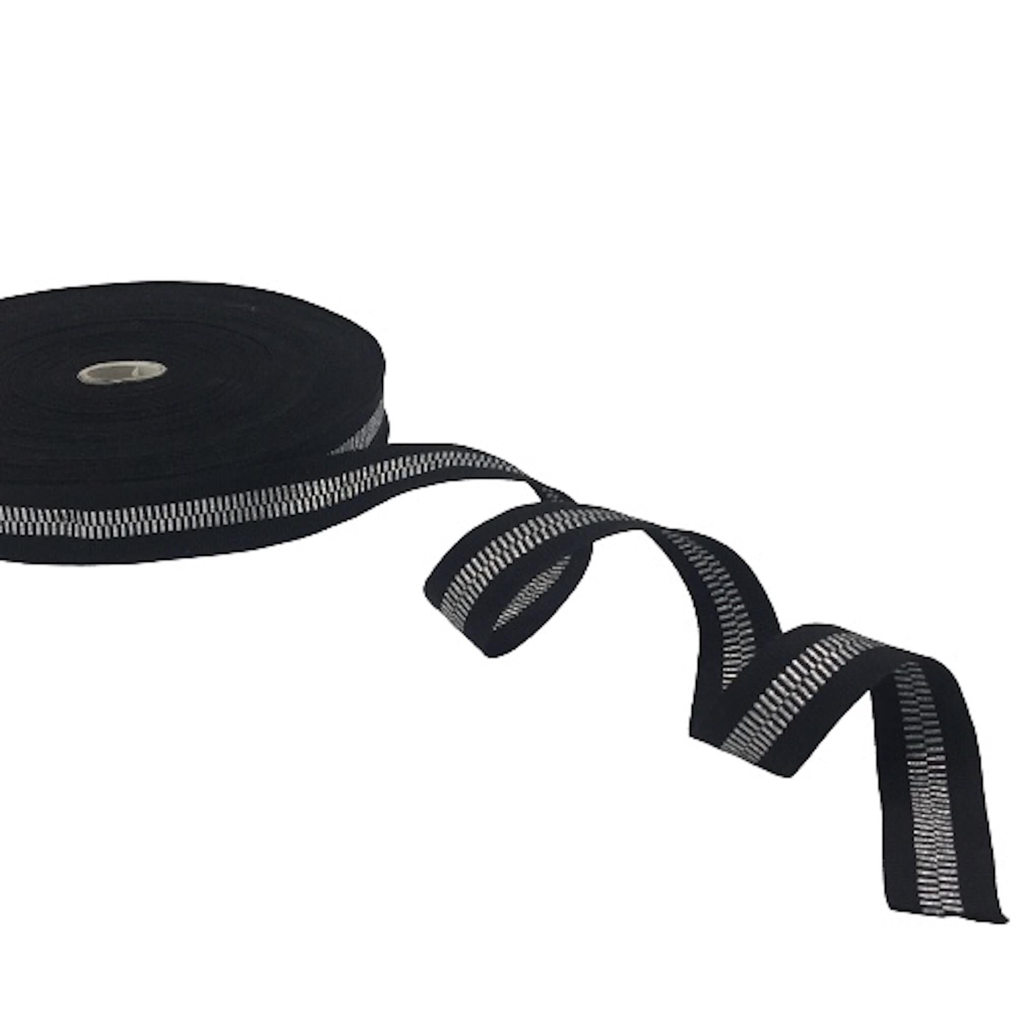 1 inch Millinery Ribbon for Making Hats Gold Zipper - 1yard
