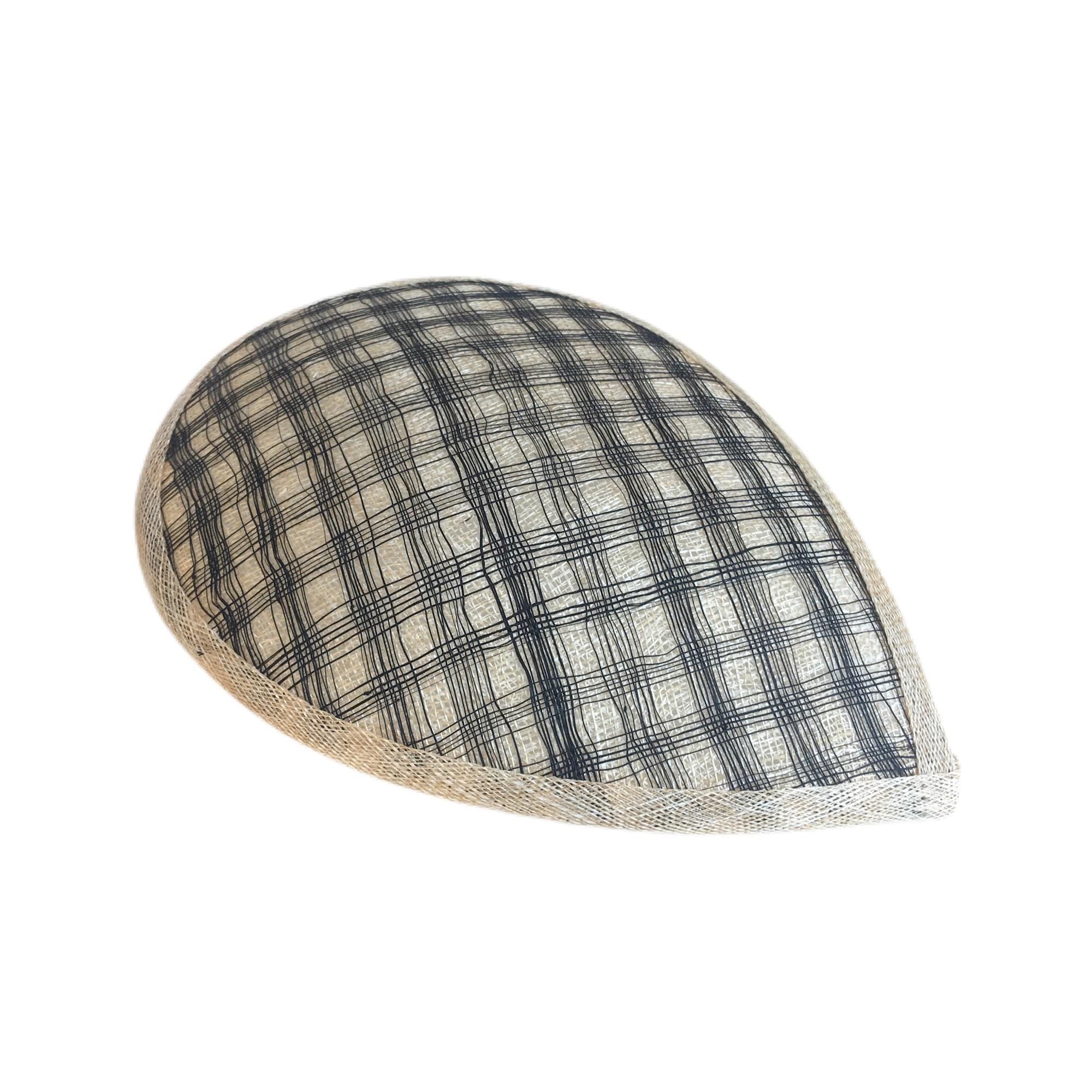Hi-Quality Big Teardrop Fascinator Hat Bases for Millinery 9x61/4 in.(23x16cm)