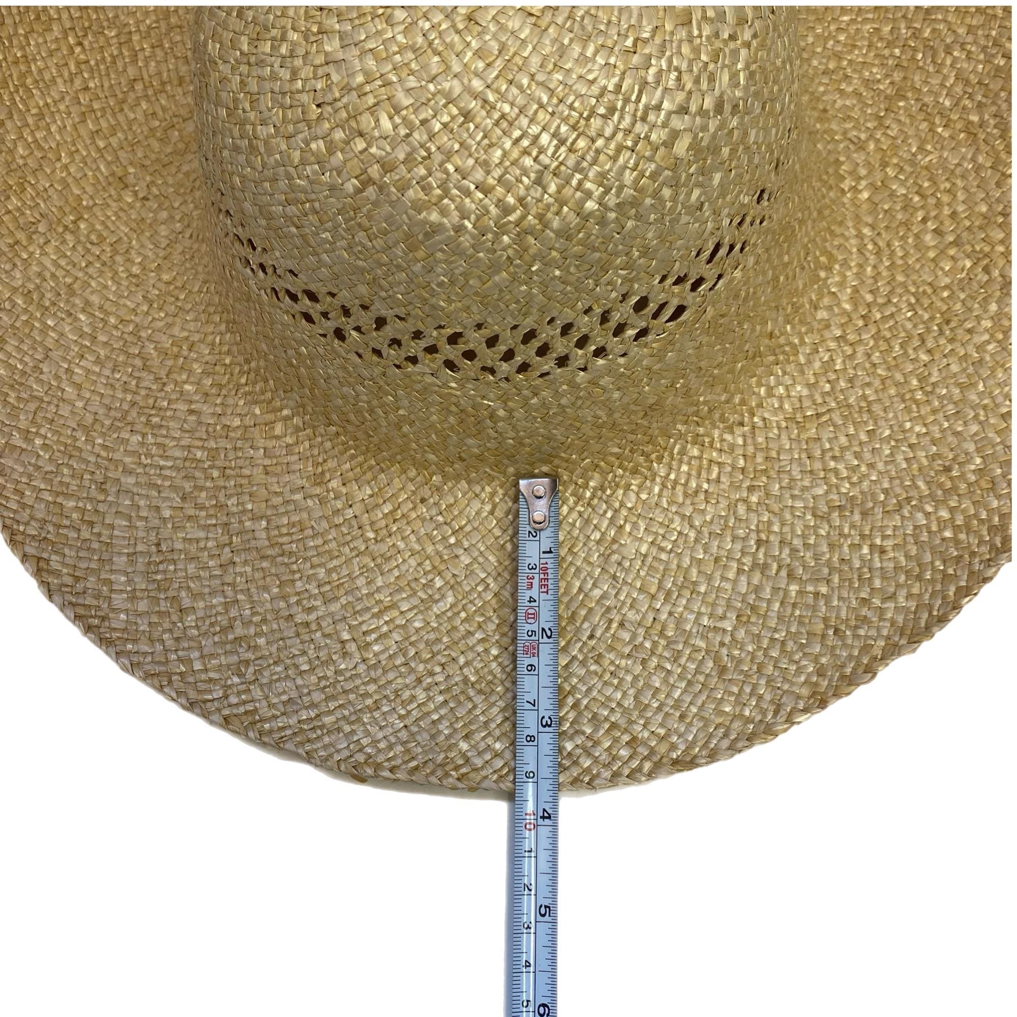 Vintage Straw Capeline Hat Bodies Windowpane for Millinery and Hat Making