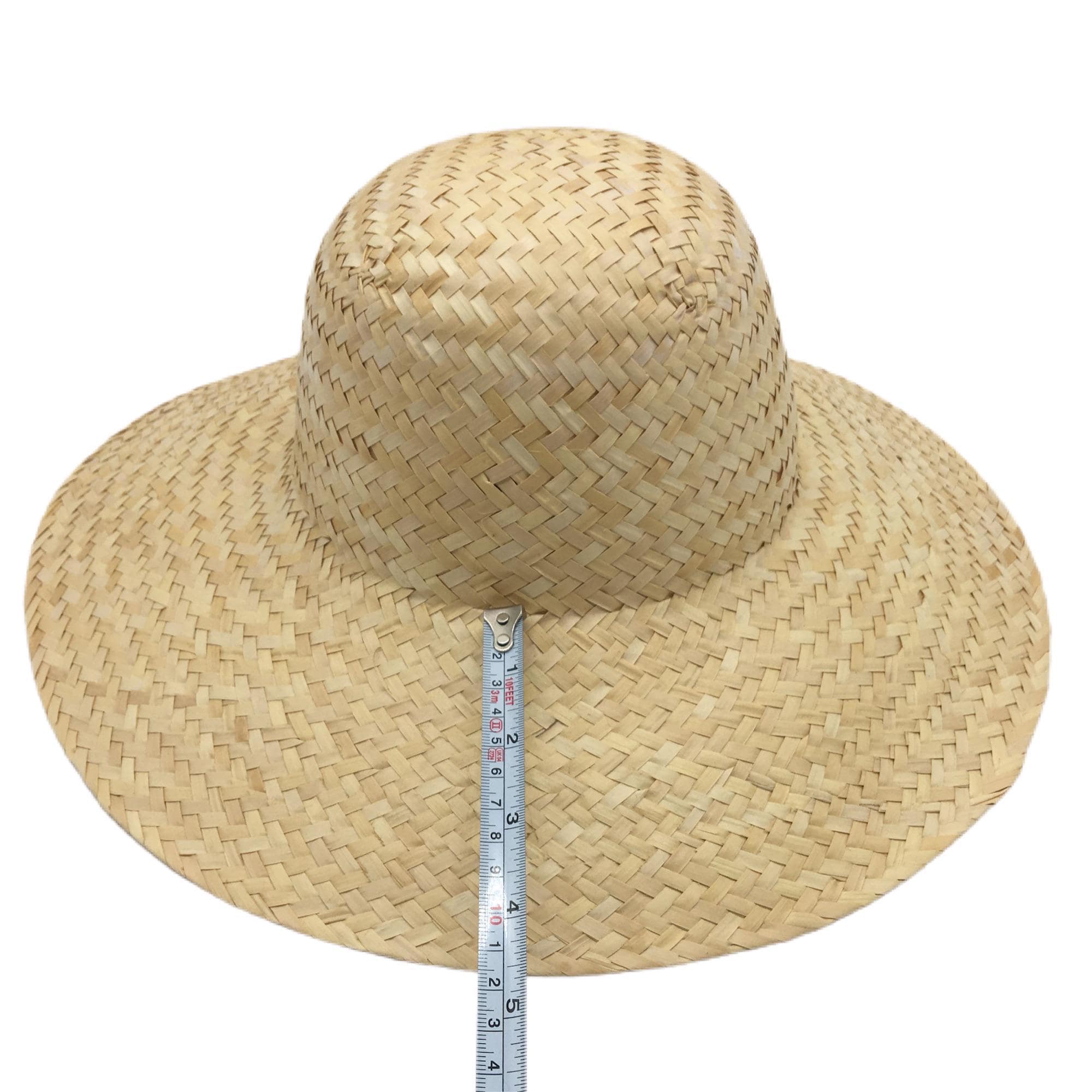 Vintage Straw Capeline Hat Bodies Windowpane for Millinery and Hat Making