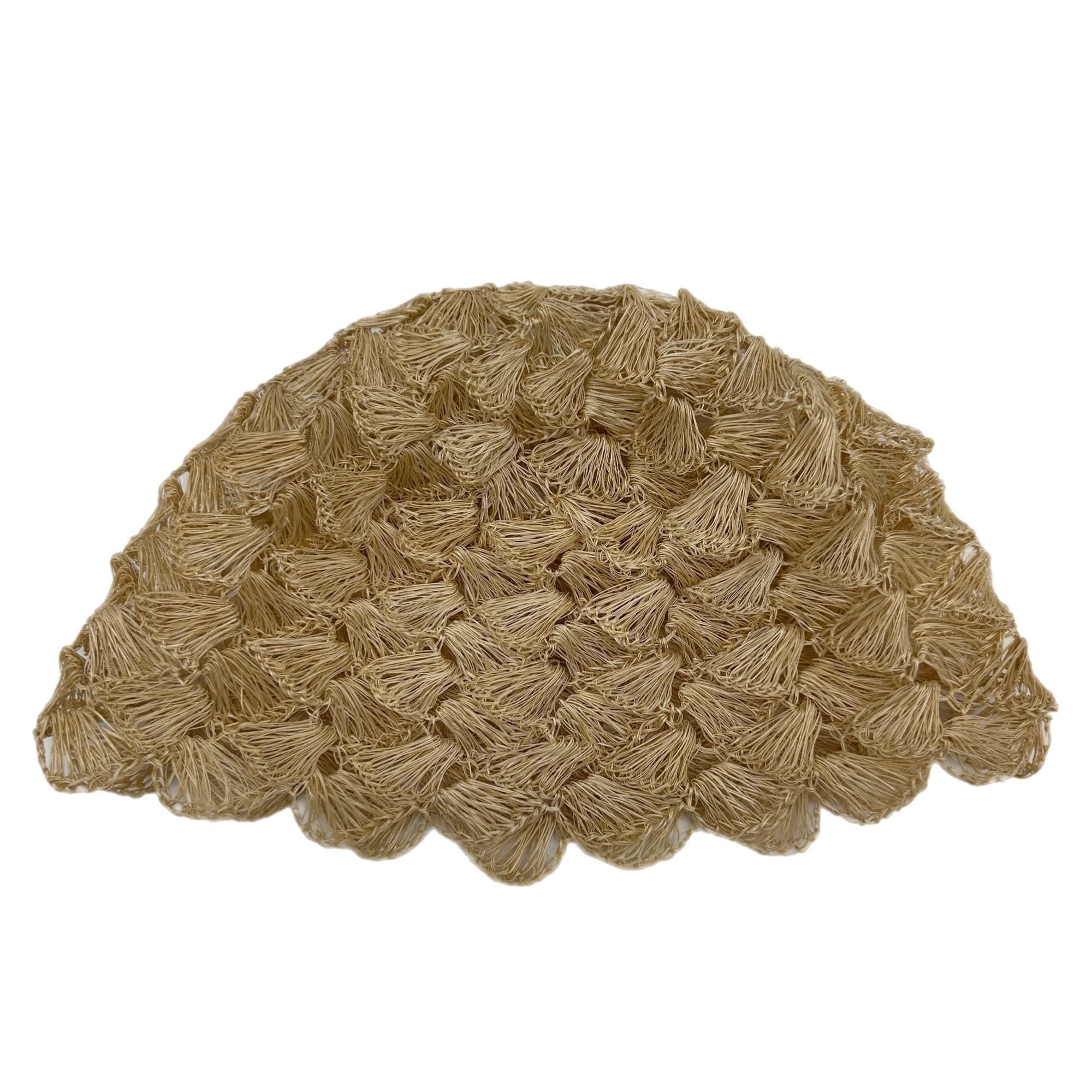 Natural Straw Hat Body Capelines for Millinery and Hat Making