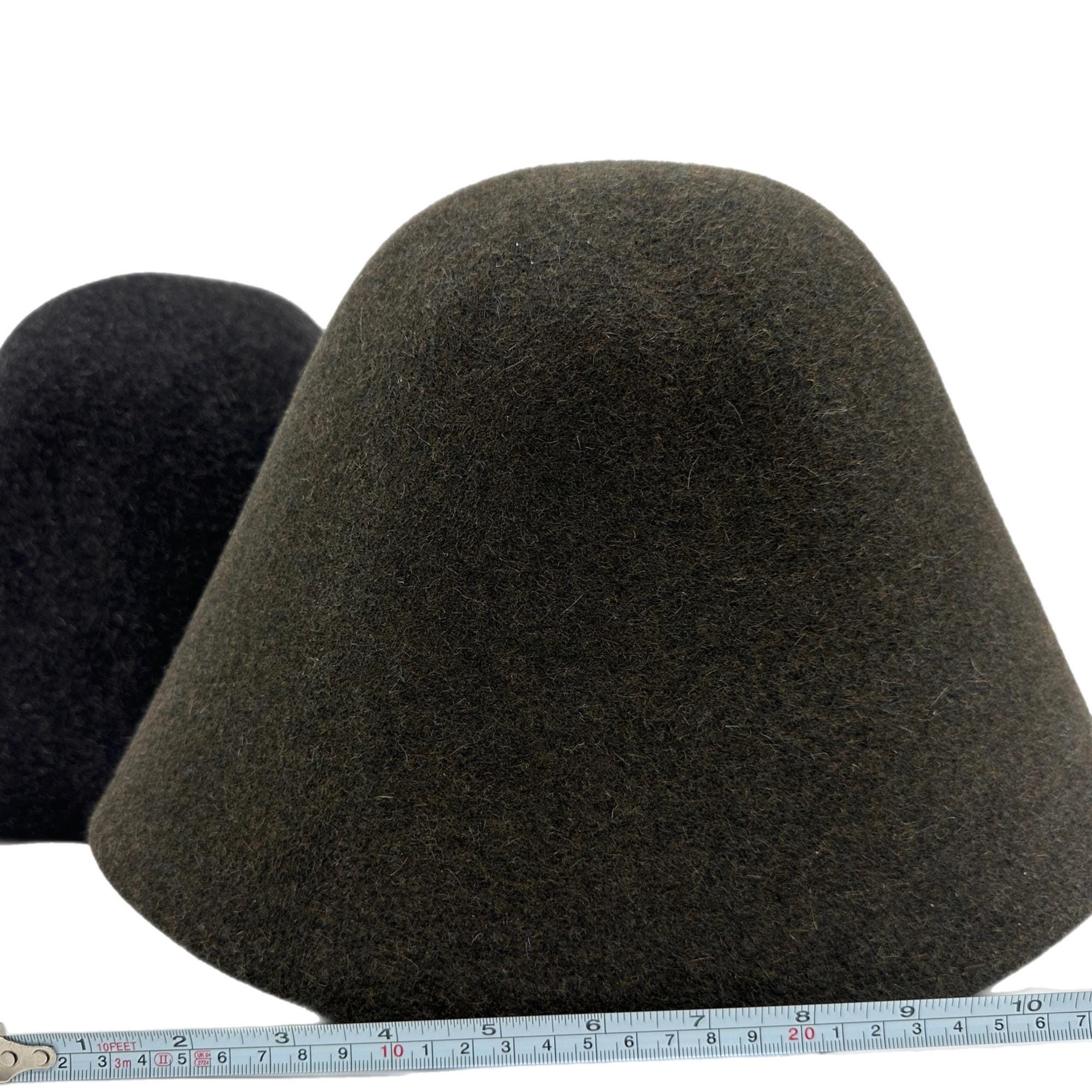 Rabbit Fur Felt Hood 100g Melange Stiffened Cone Hat Body Millinery Supplies