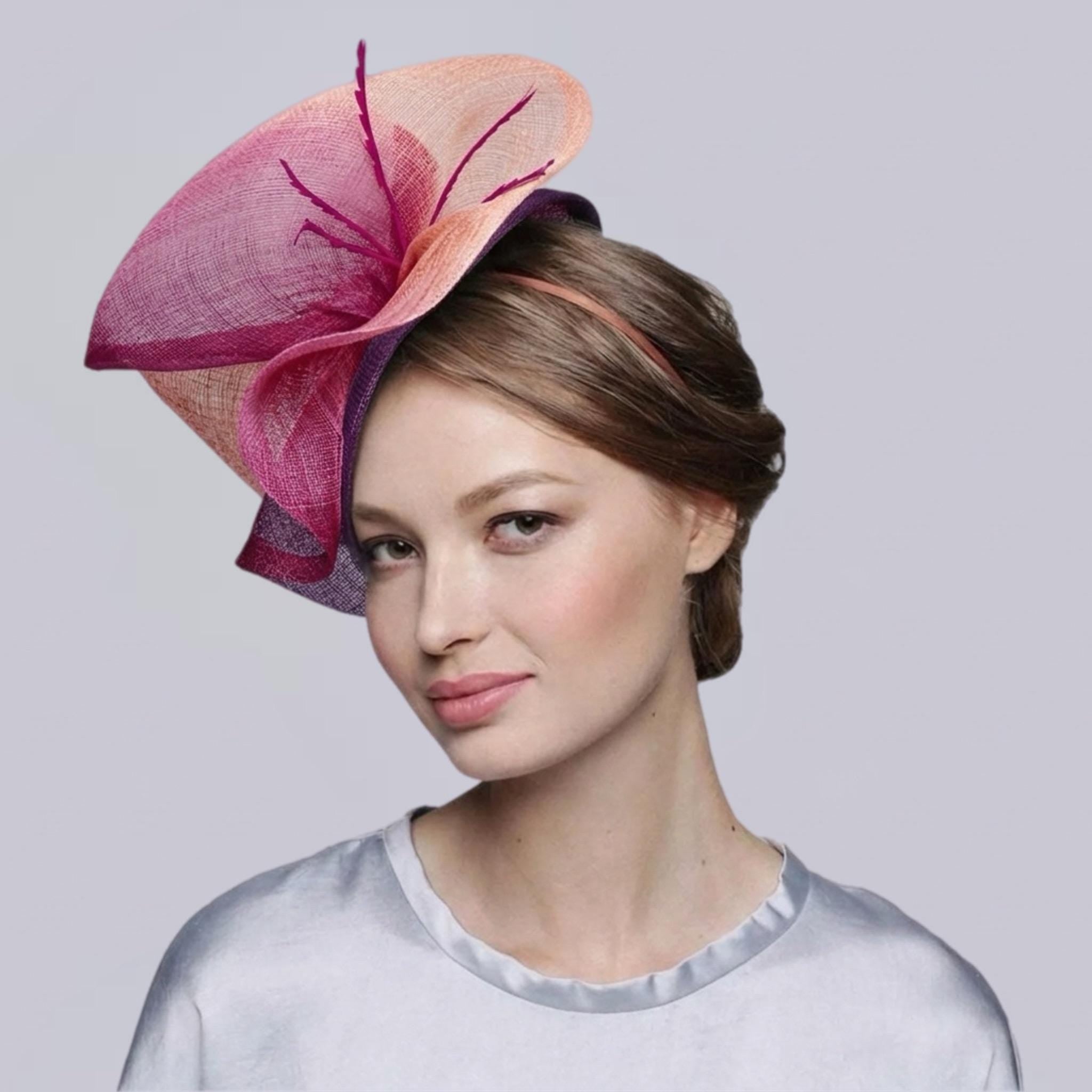 Green Fascinator Hat Kentucky Derby Wedding Headpiece