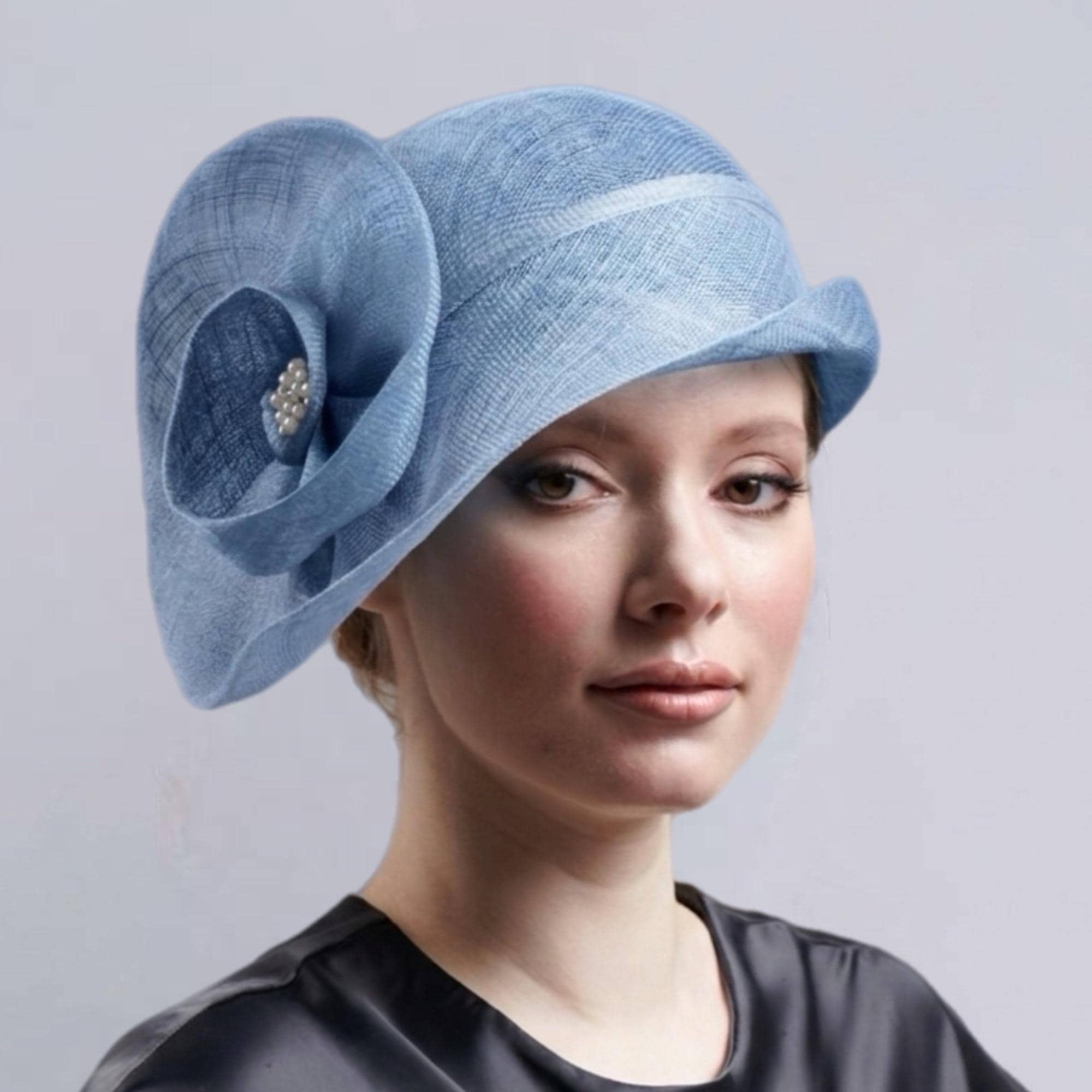Derby Cloche Hat Church Wedding Tea Party Women Headwear
