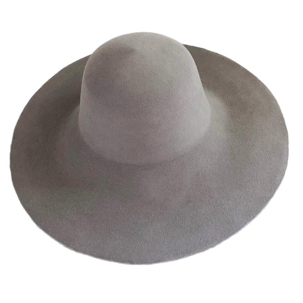 200g Rabbit Fur Felt Hat Body Stiffened Western Hat Blank for Millinery