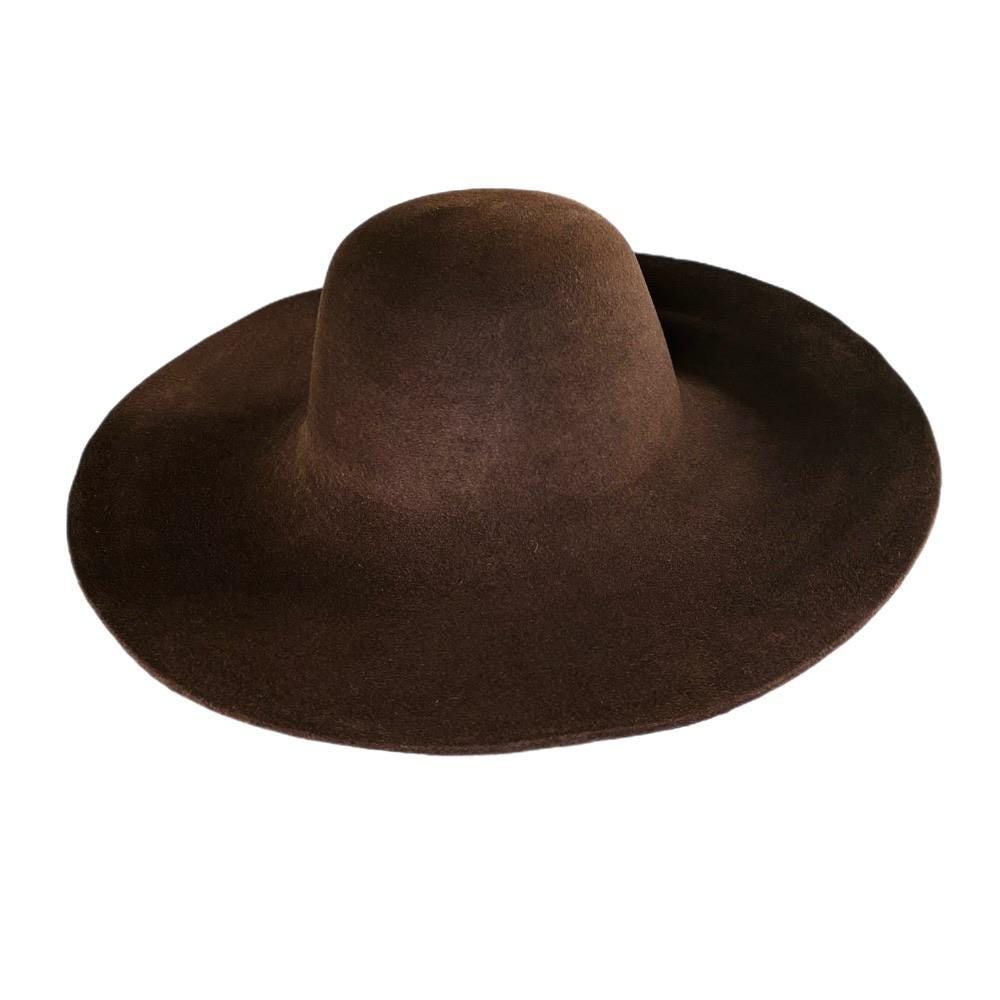 200g Rabbit Fur Felt Hat Body Stiffened Western Hat Blank for Millinery