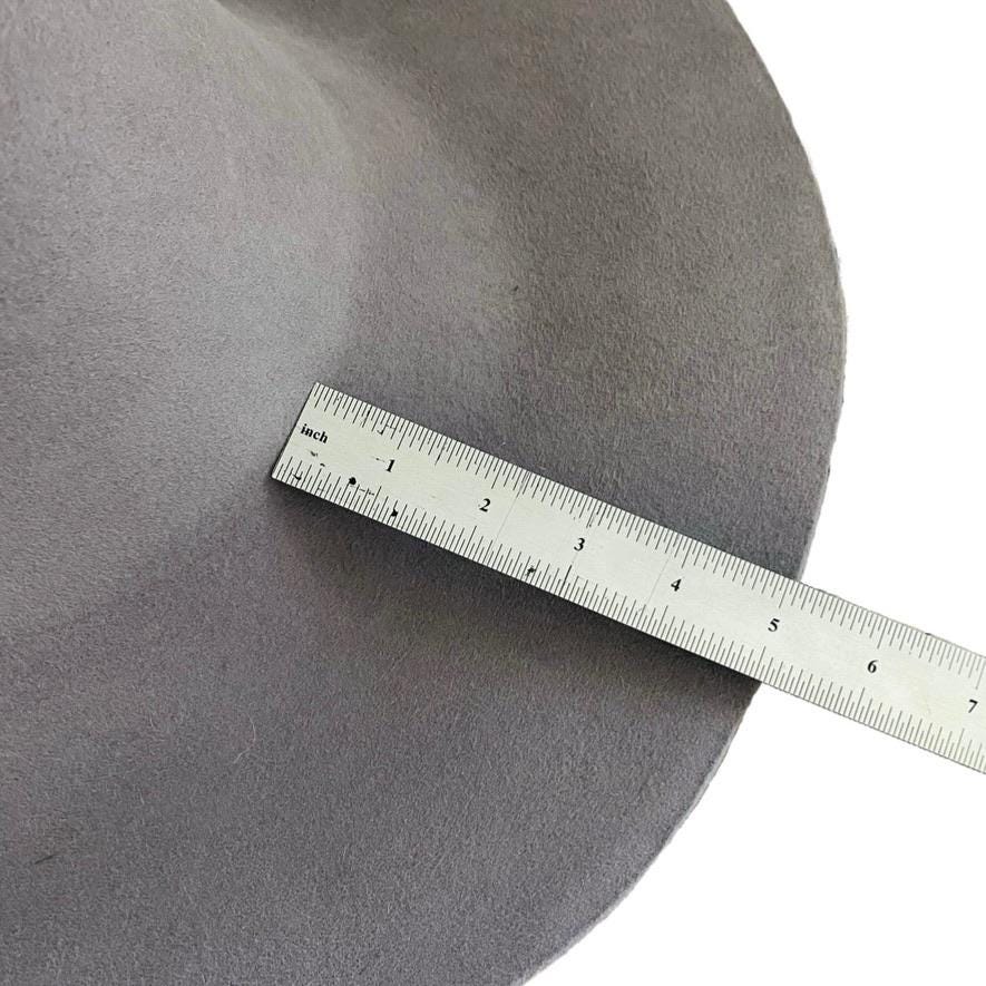 200g Rabbit Fur Felt Hat Body Stiffened Western Hat Blank for Millinery