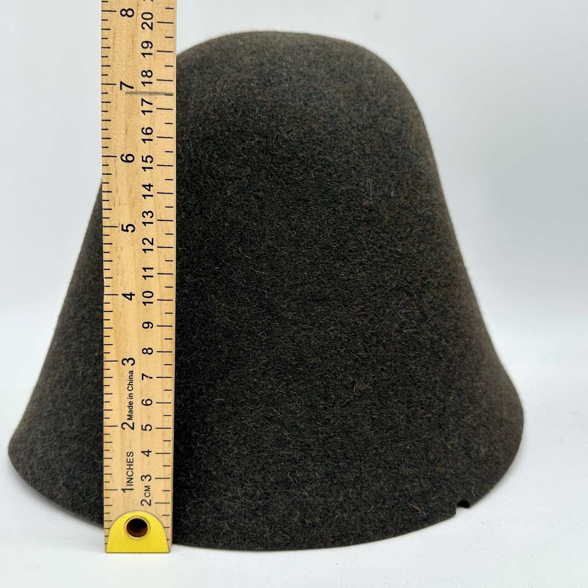 Rabbit Fur Felt Hood 100g Melange Stiffened Cone Hat Body Millinery Supplies