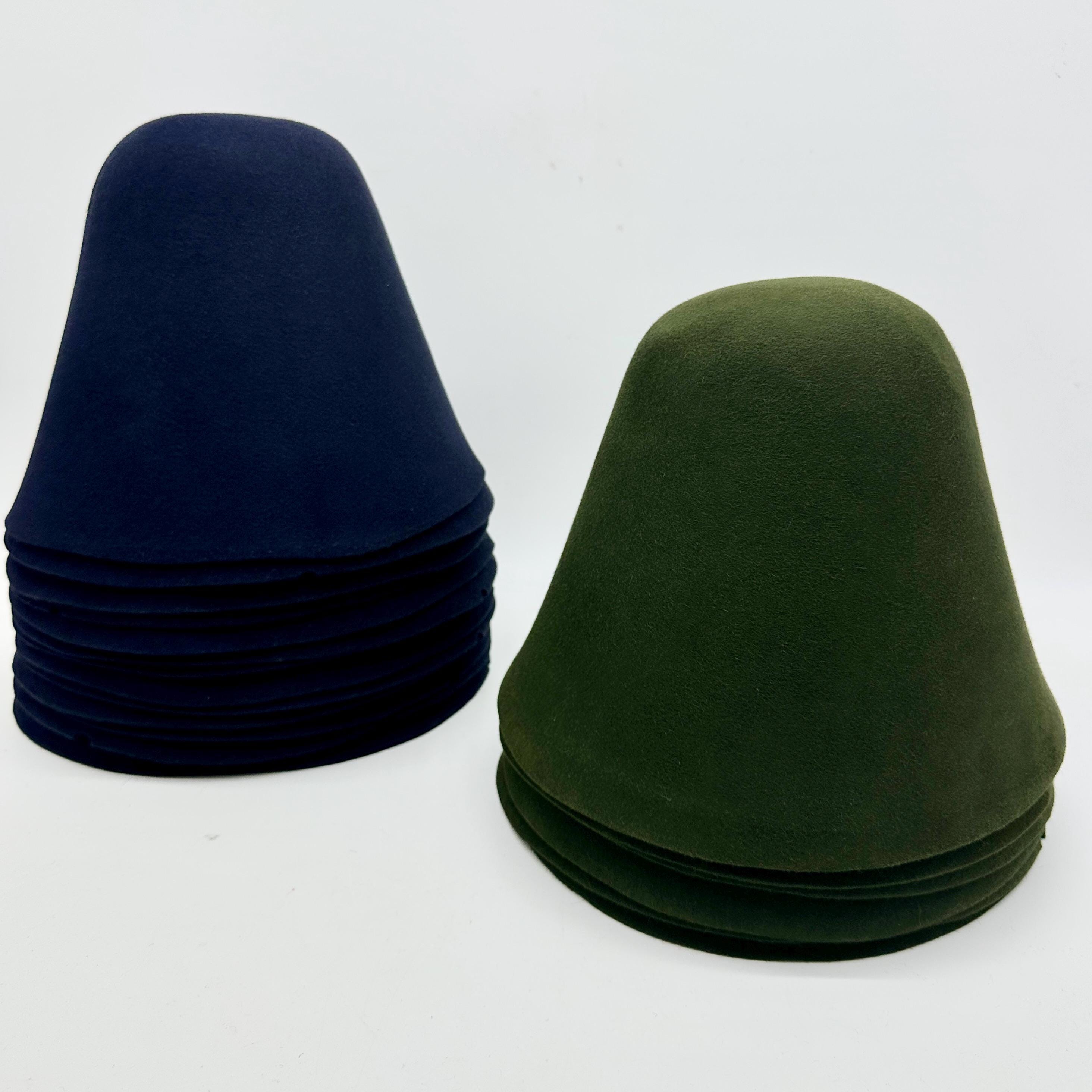 Rabbit Fur Felt Hat Hood 100g Stiffened Cone Millinery Supplies