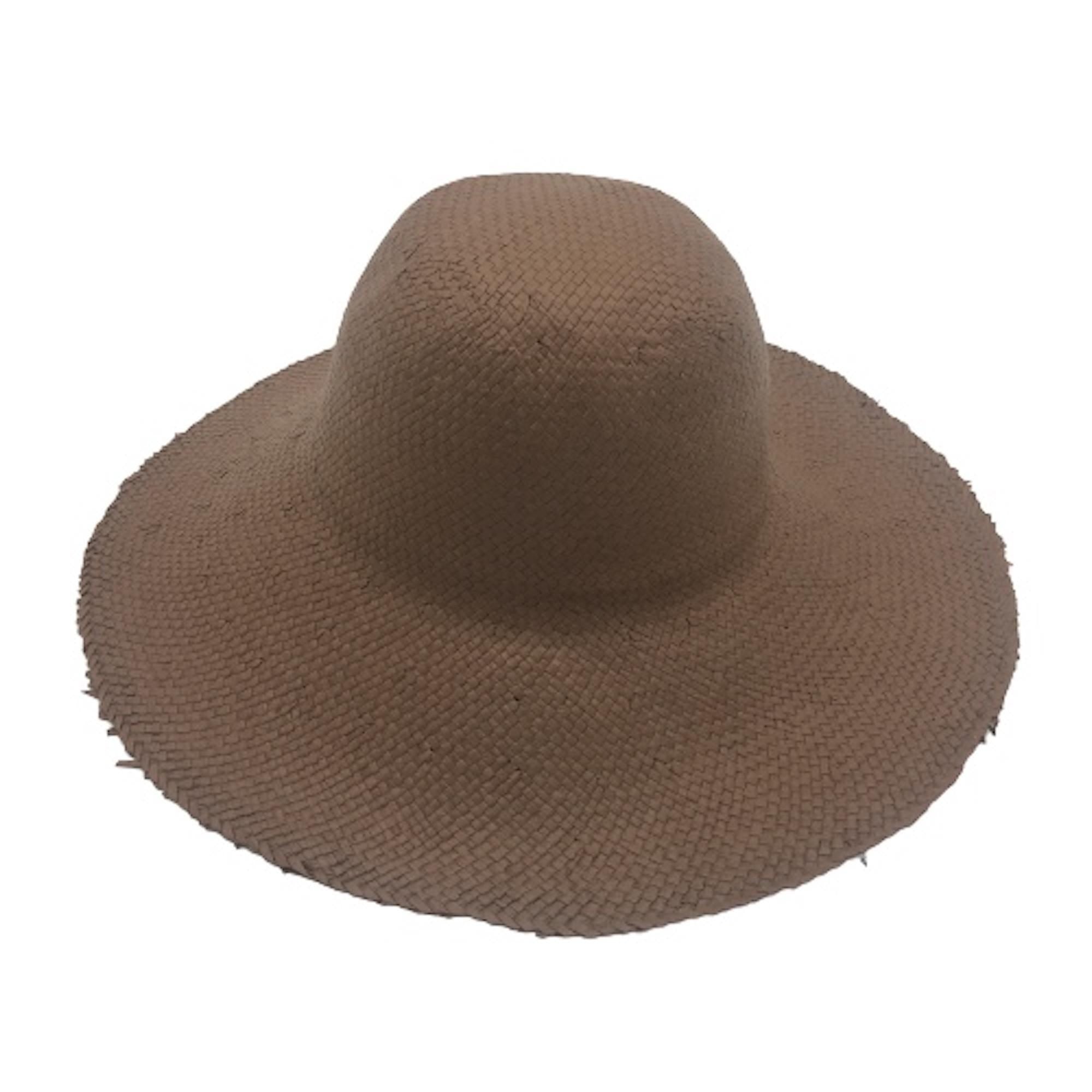 11" Panama Paper Straw Capeline Hat Bodies for Millinery and Hat Making
