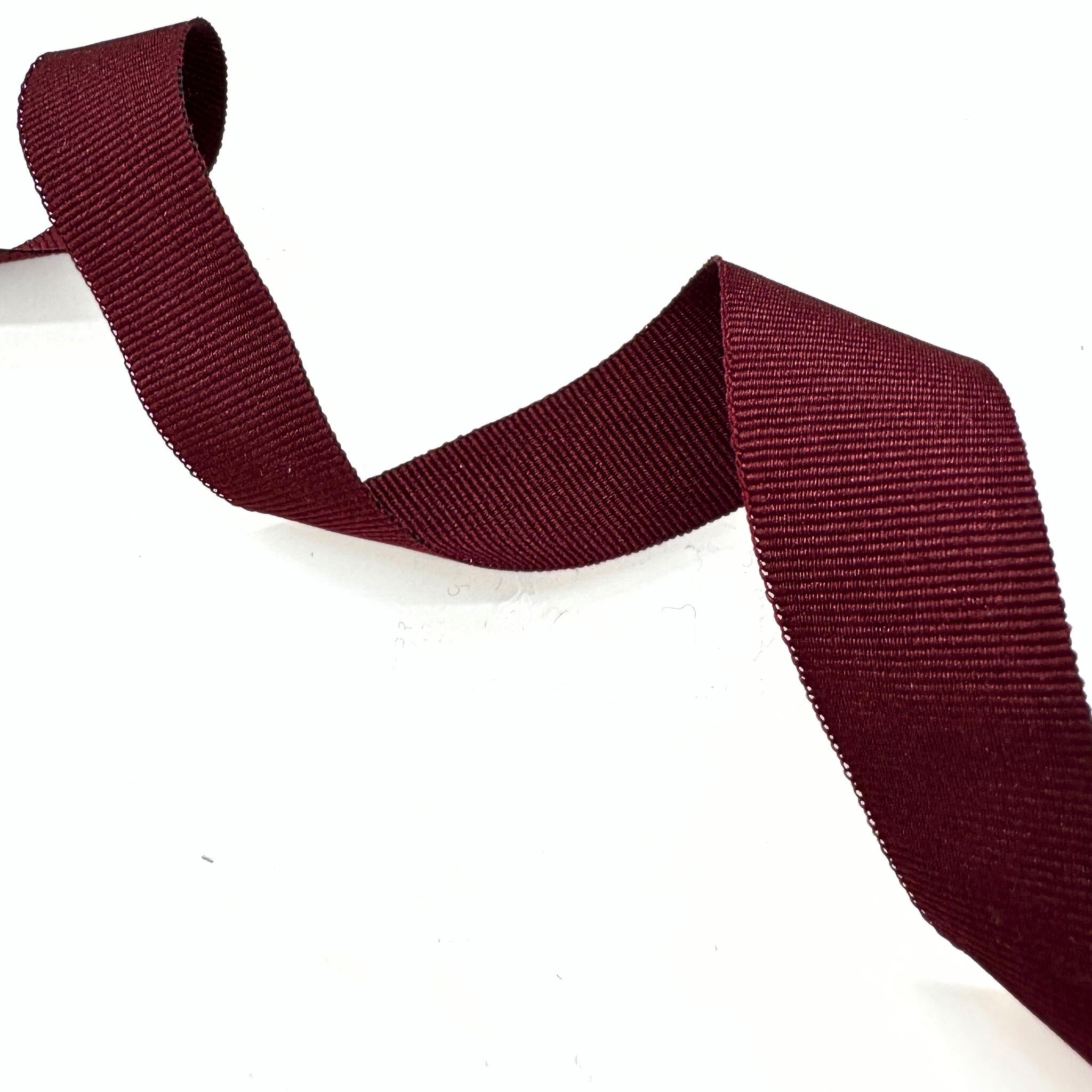 5 Yards (4,57 m) Millinery Grosgrain Ribbon - 1 inch (25mm)