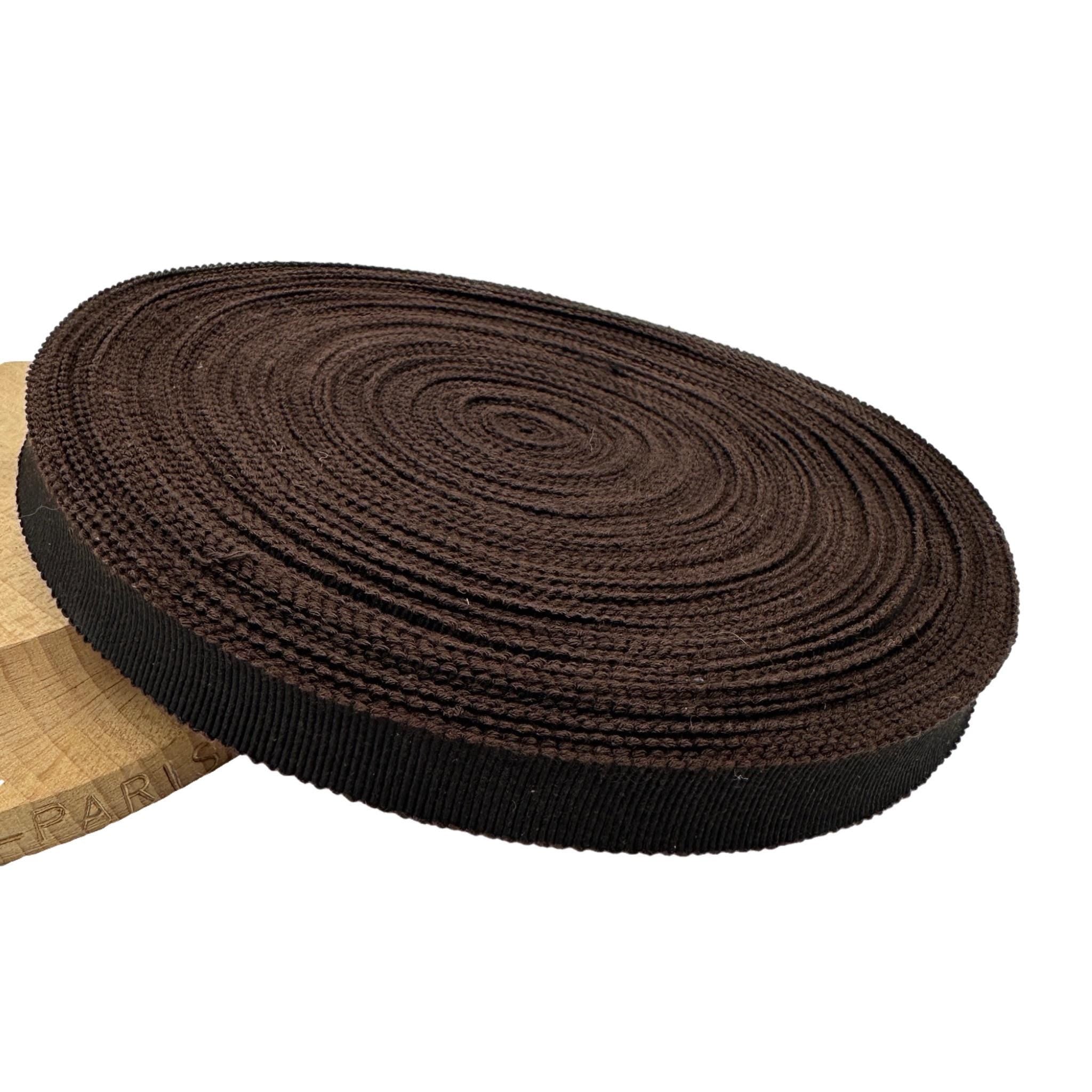 5/8 inch Brown Grosgrain Ribbon 1 Roll - 54 Yards for Hat Making and Millinery