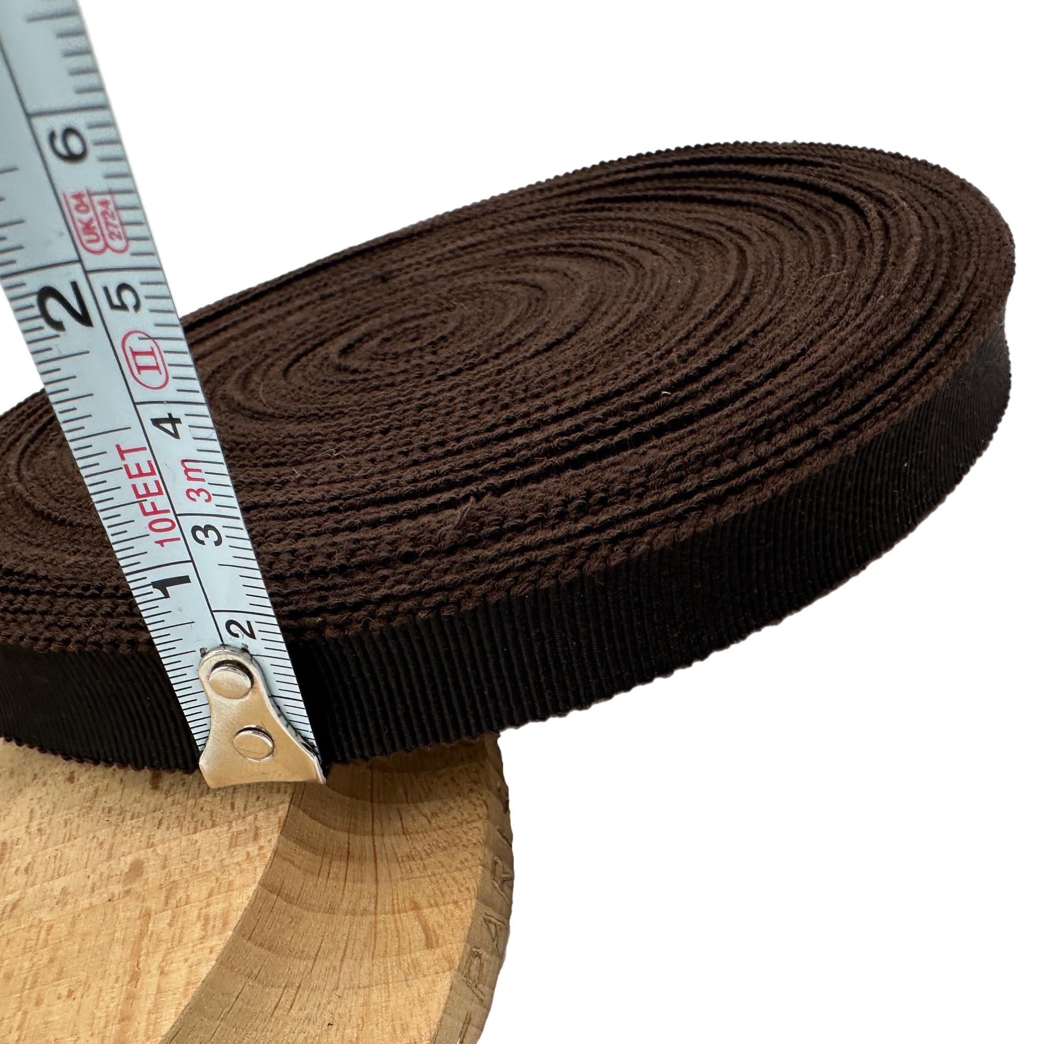 5/8 inch Brown Grosgrain Ribbon 1 Roll - 54 Yards for Hat Making and Millinery