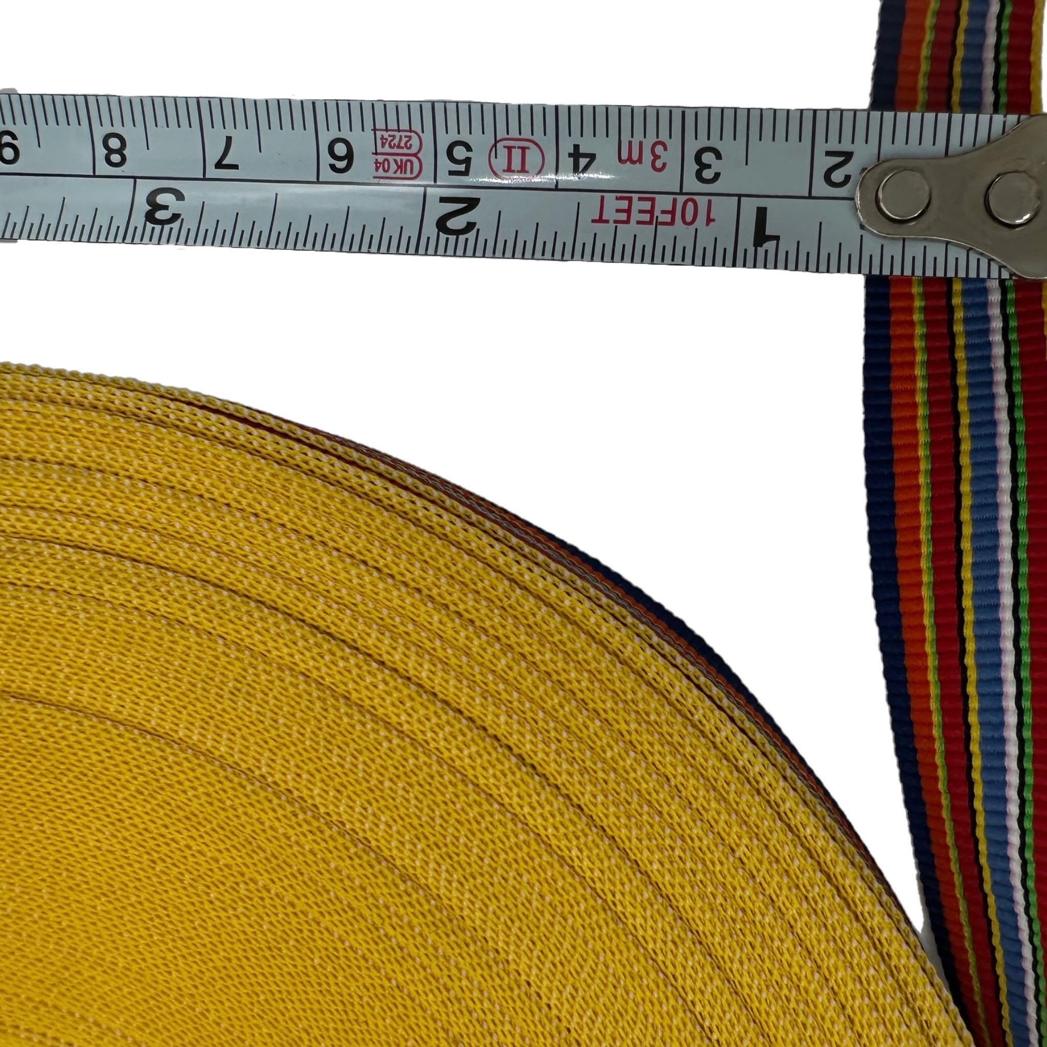 10 Yards Millinery Grosgrain Ribbon Multicolored Stripe - 5/8 inch (16 mm)